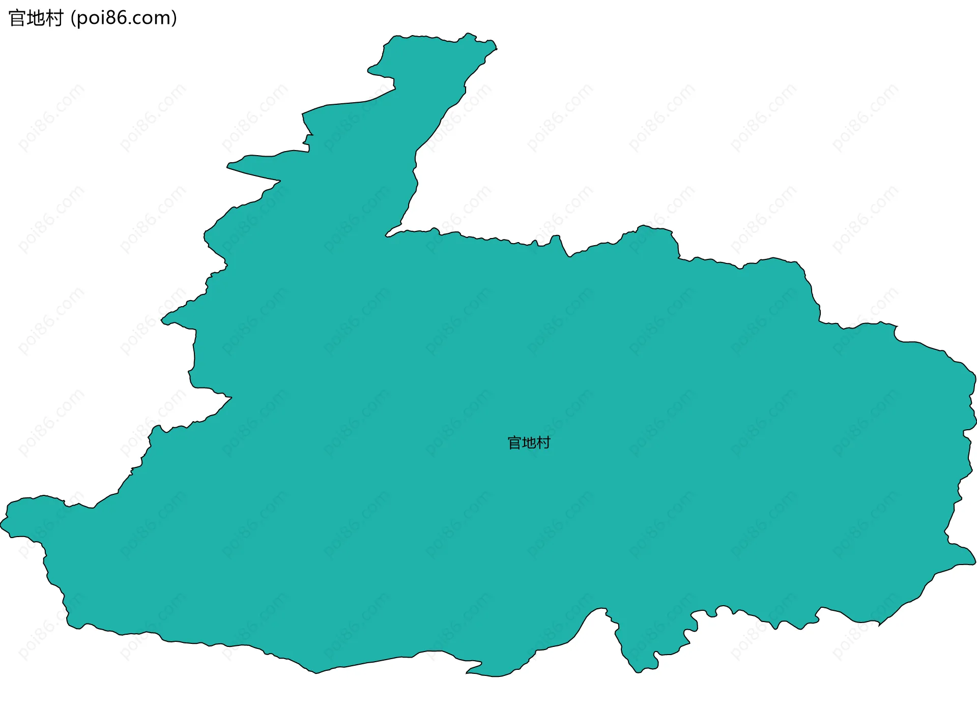 官地村边界地图