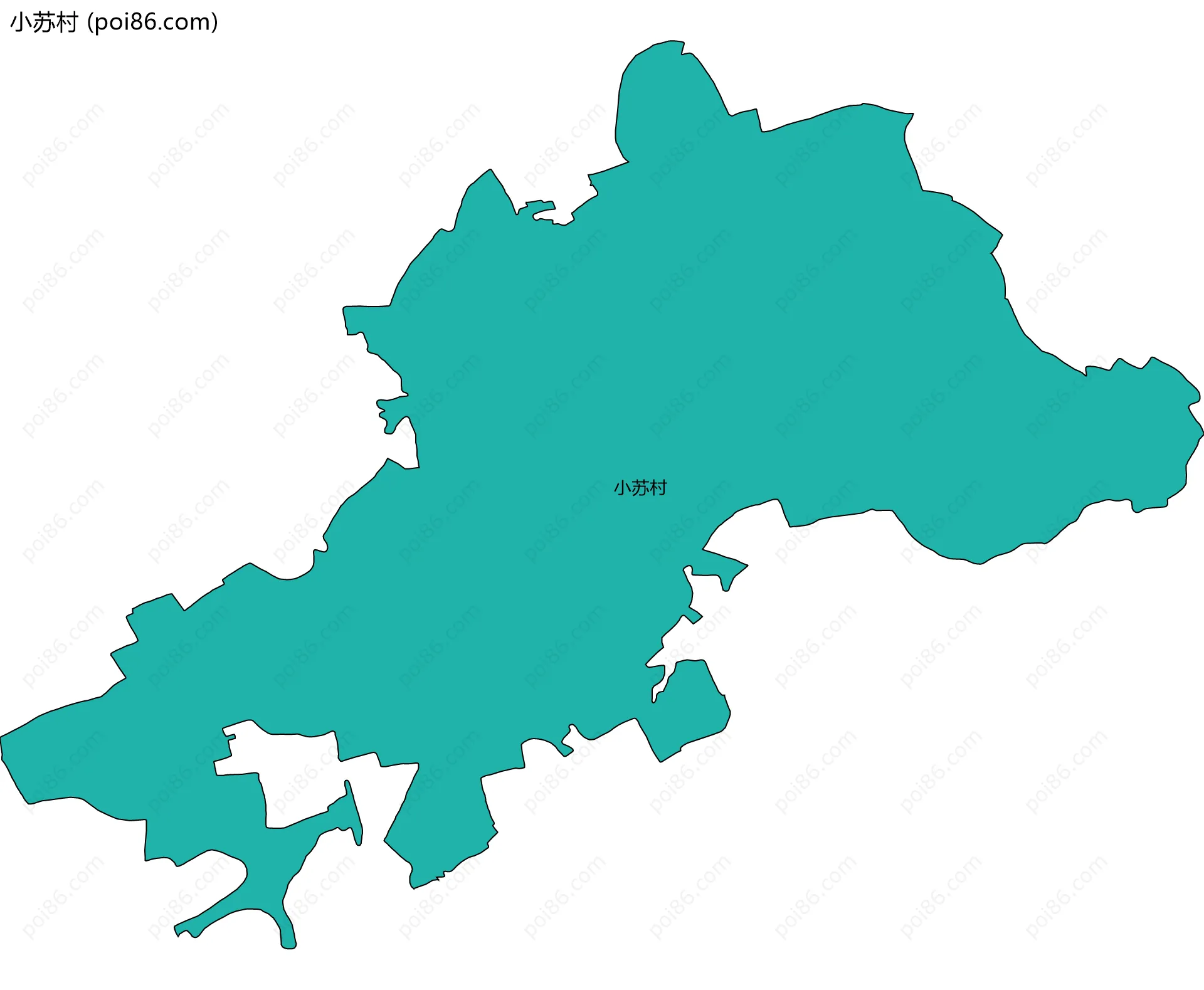 小苏村边界地图