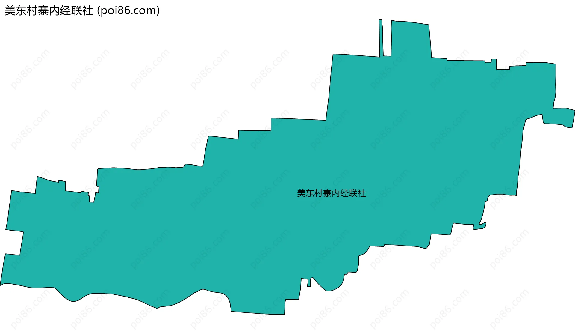 美东村寨内经联社边界地图
