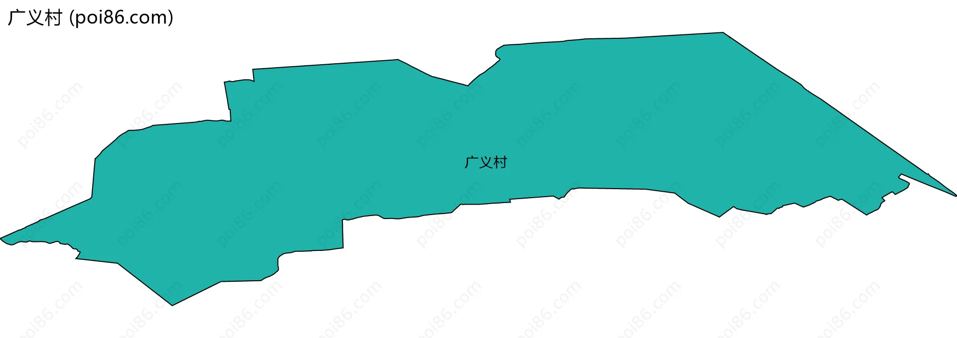 广义村边界地图