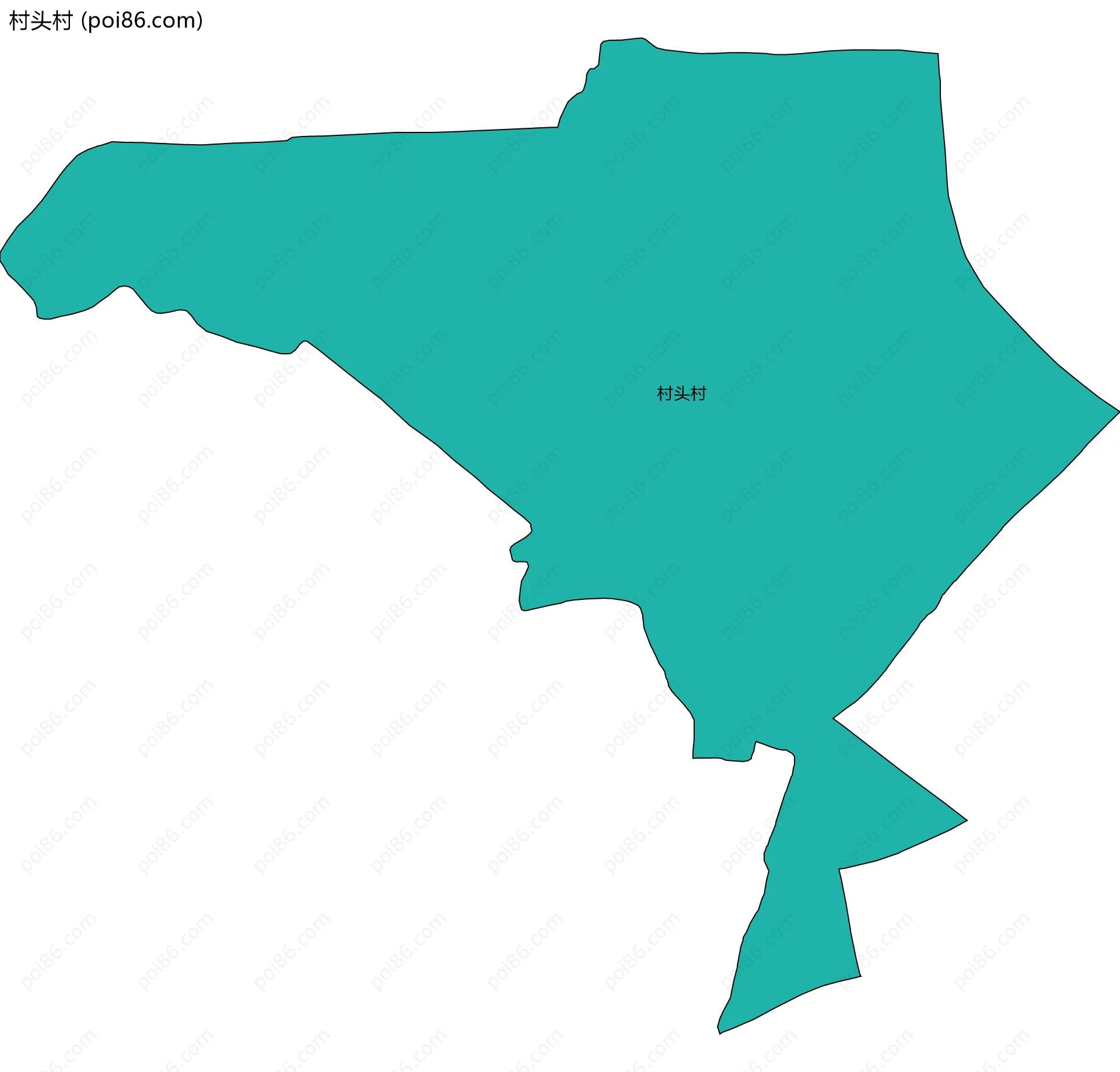 村头村边界地图