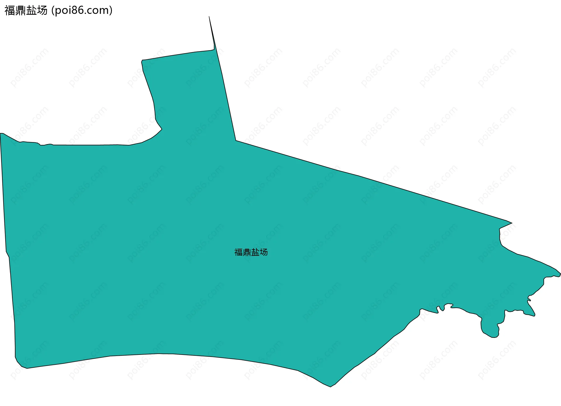 福鼎盐场边界地图