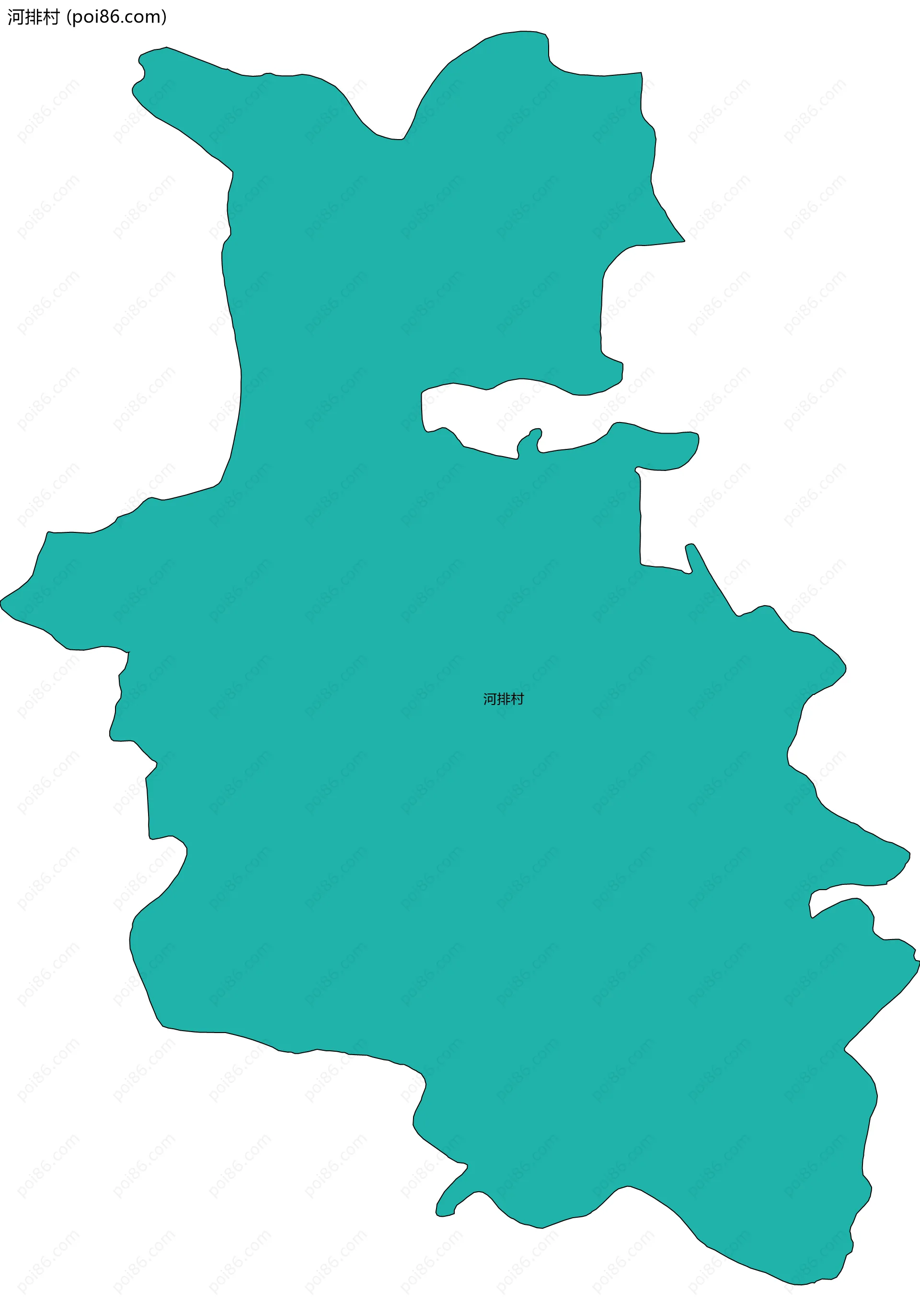 河排村边界地图