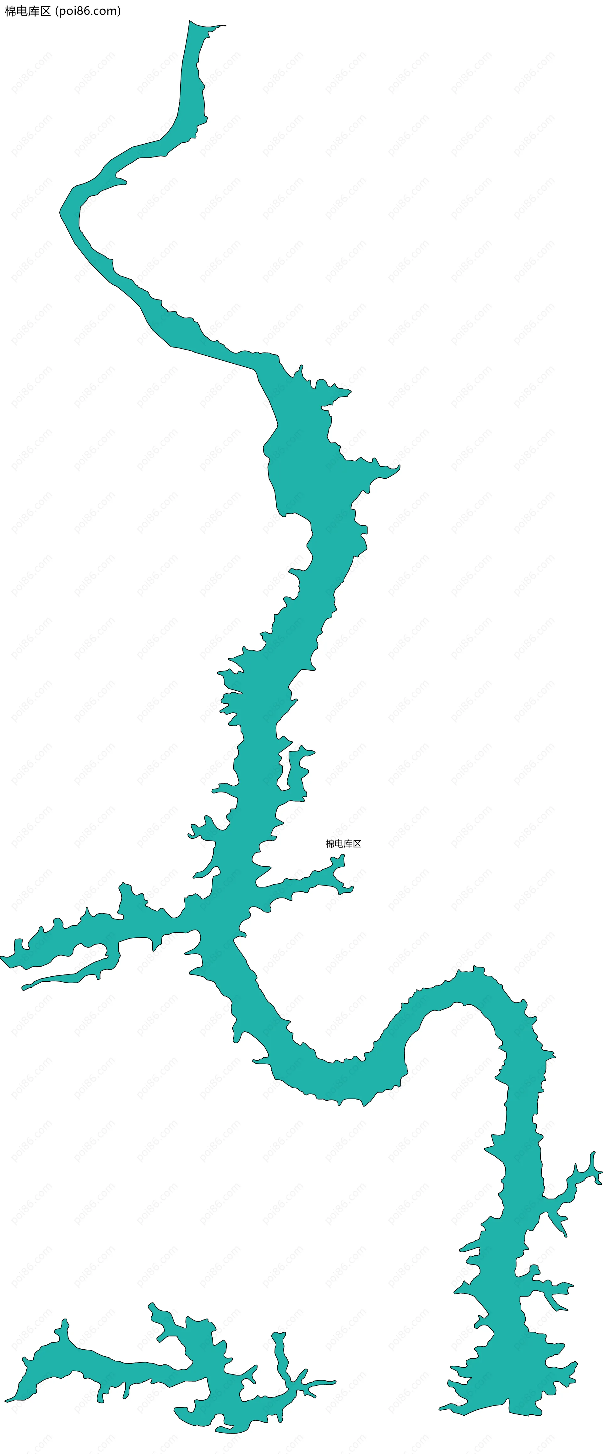 棉电库区边界地图
