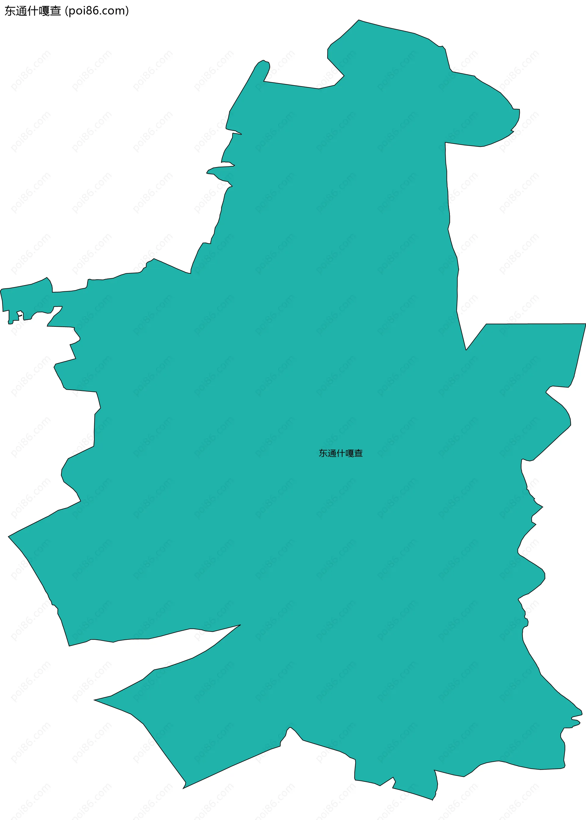 东通什嘎查边界地图