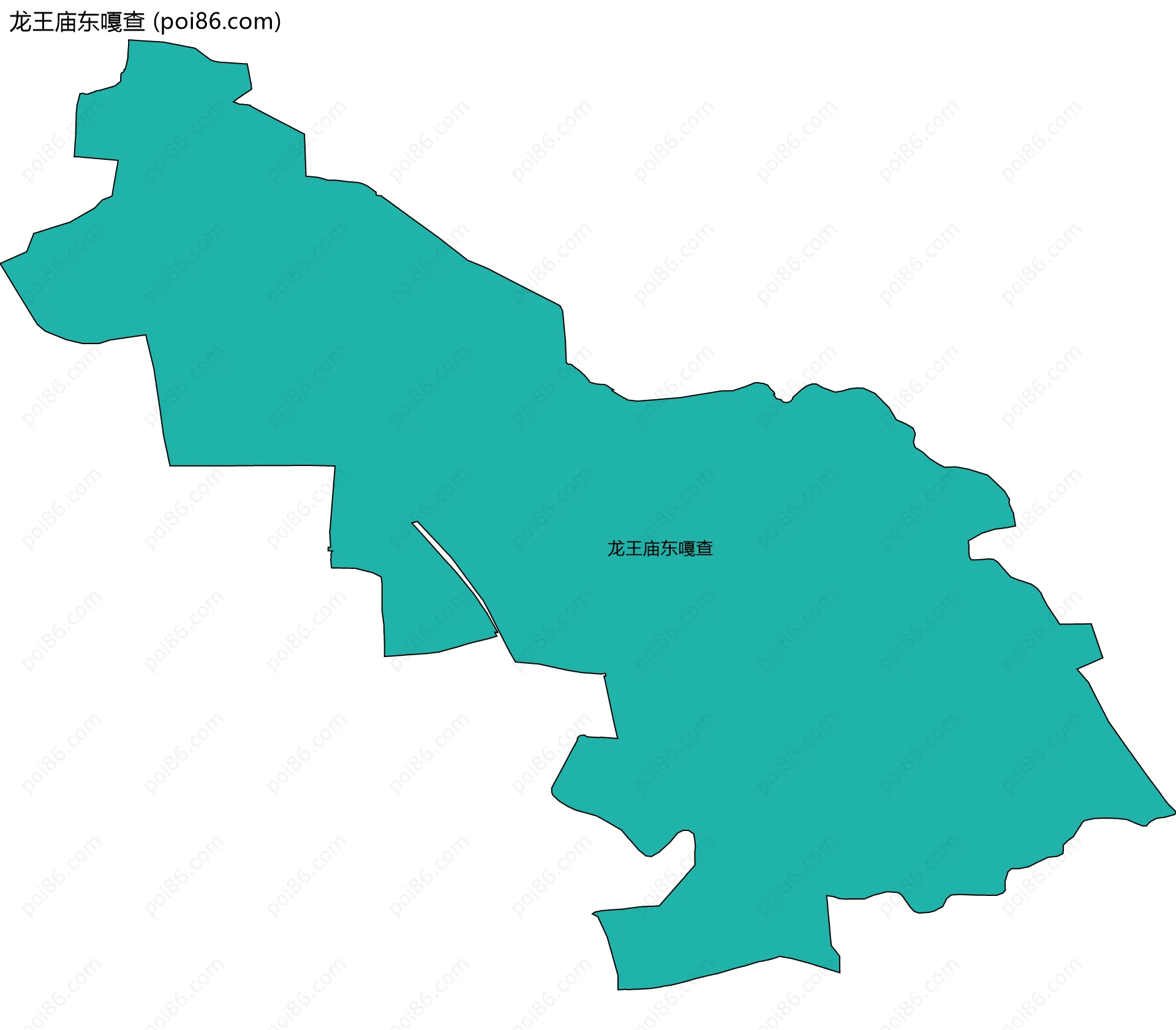 龙王庙东嘎查边界地图