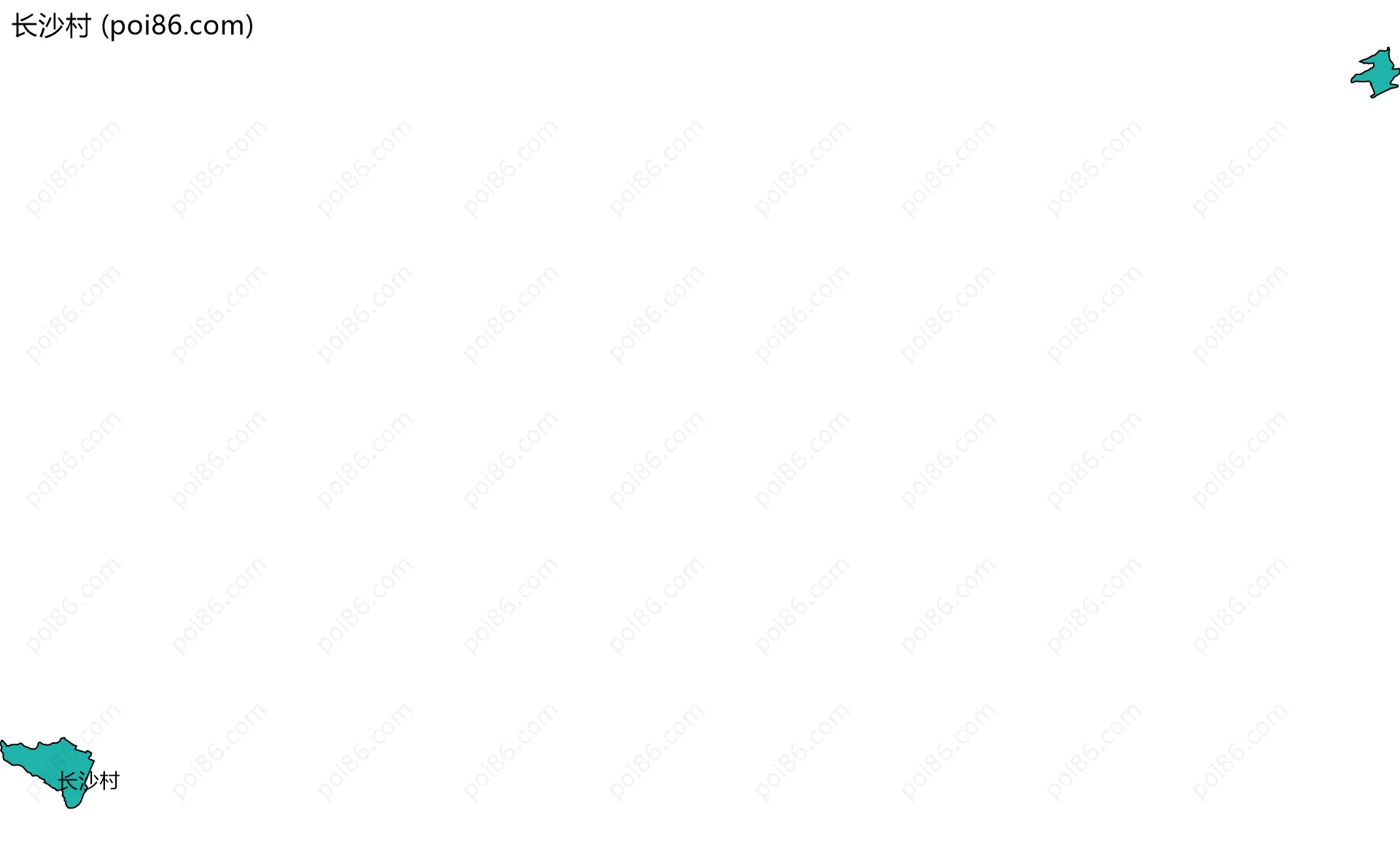 长沙村边界地图