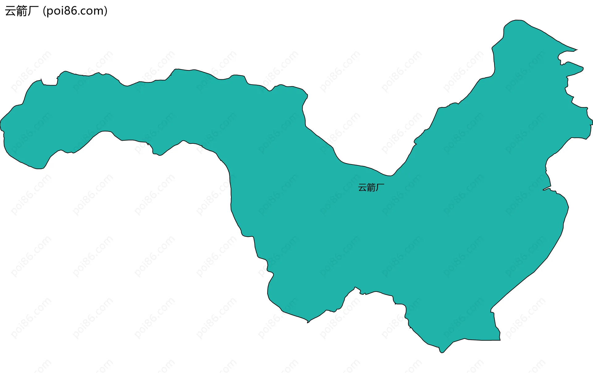 云箭厂边界地图