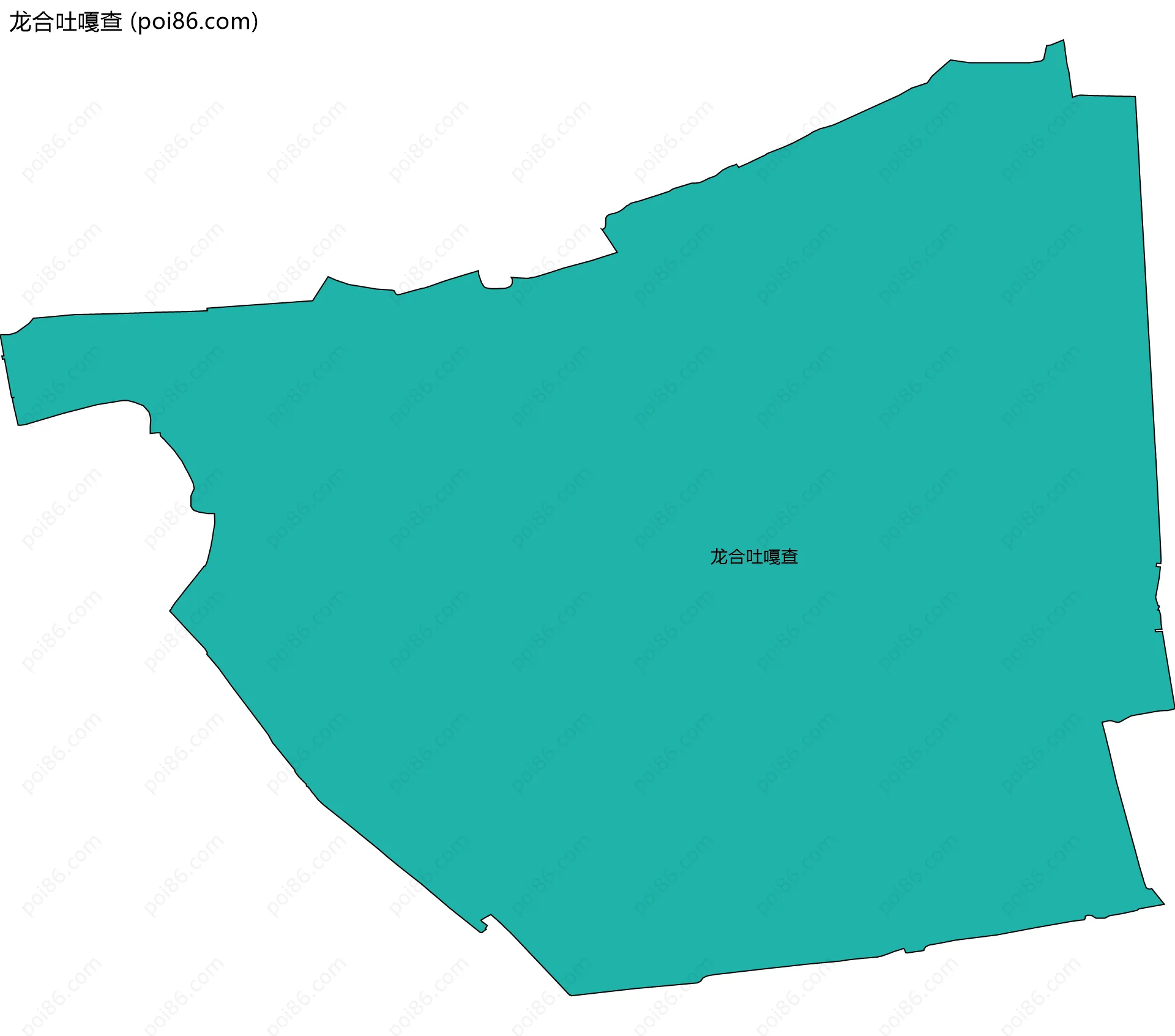 龙合吐嘎查边界地图