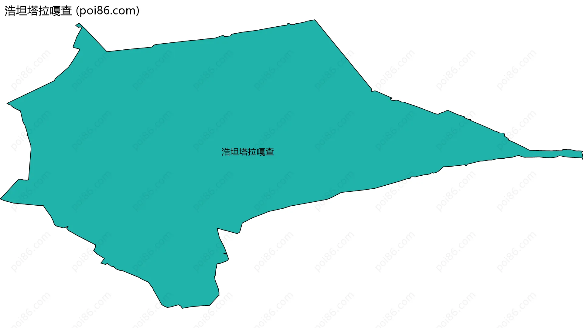 浩坦塔拉嘎查边界地图