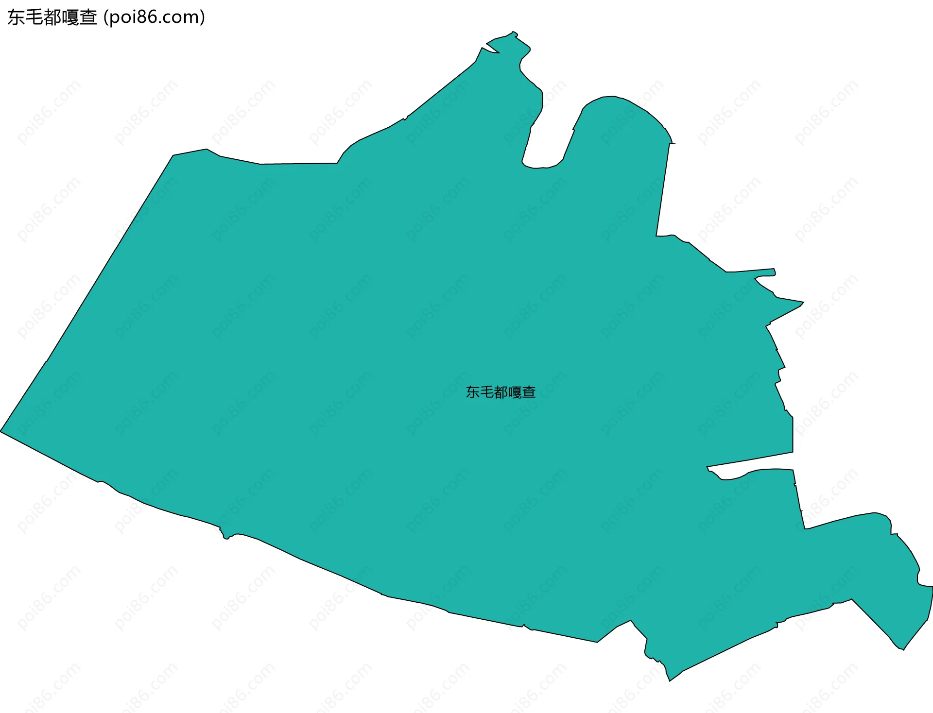 东毛都嘎查边界地图