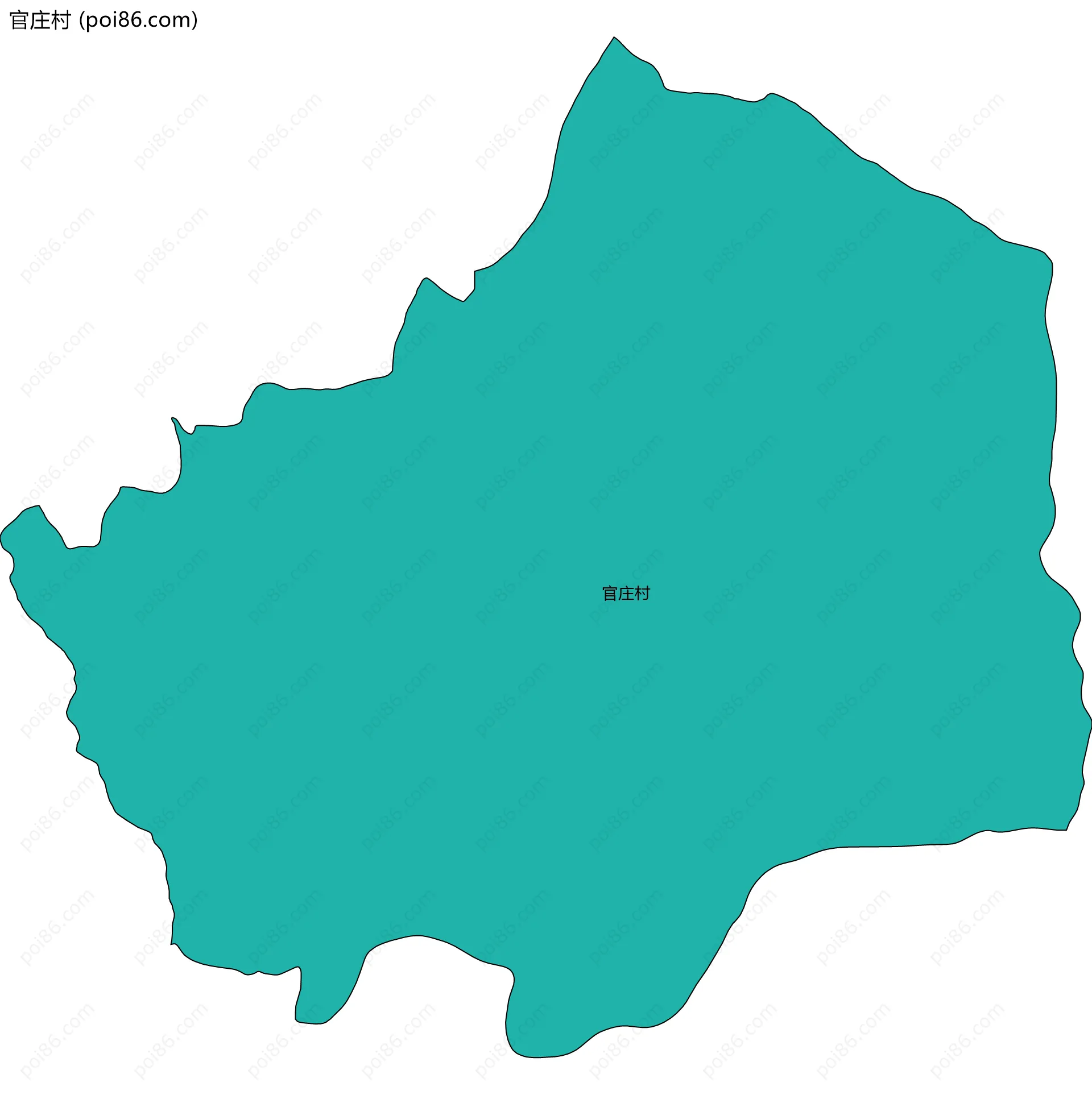 官庄村边界地图
