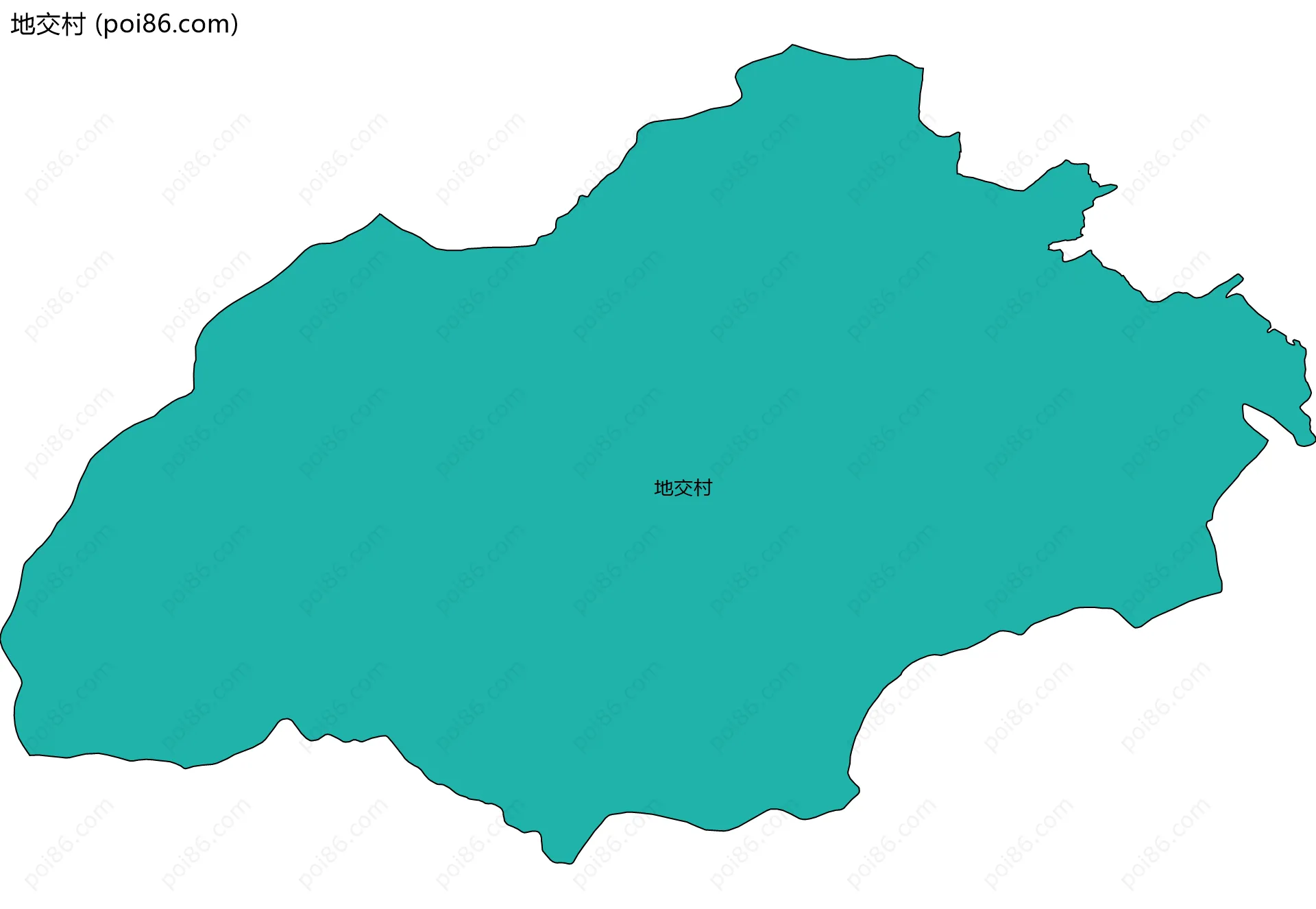 地交村边界地图