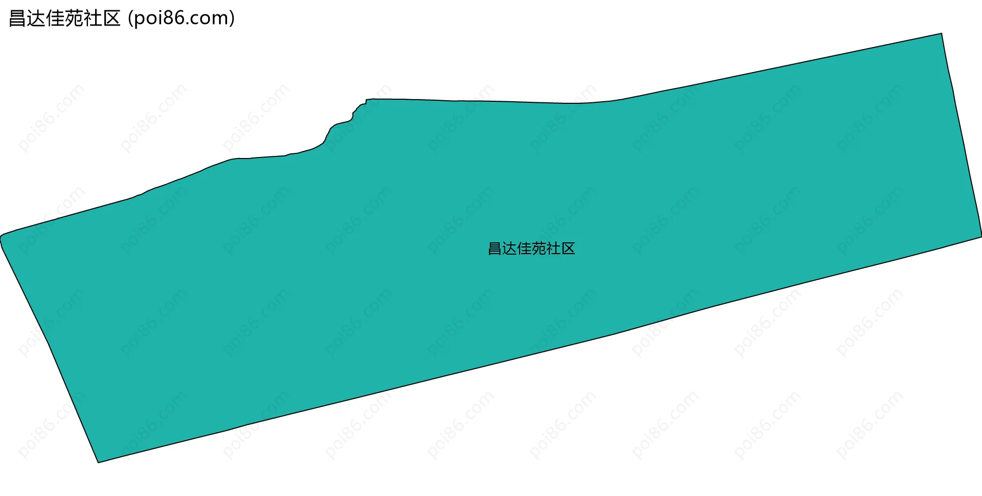 昌达佳苑社区边界地图