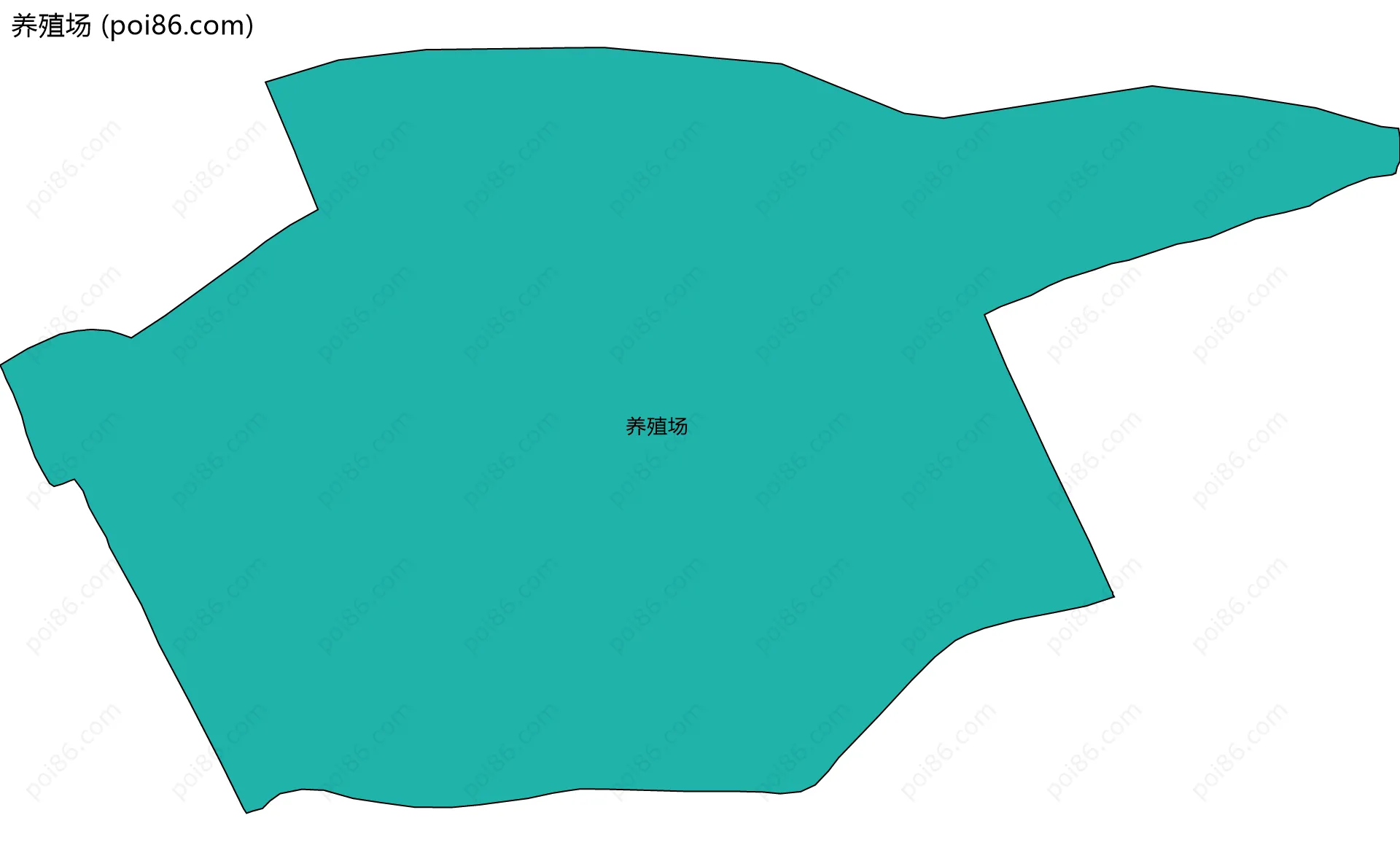 养殖场边界地图