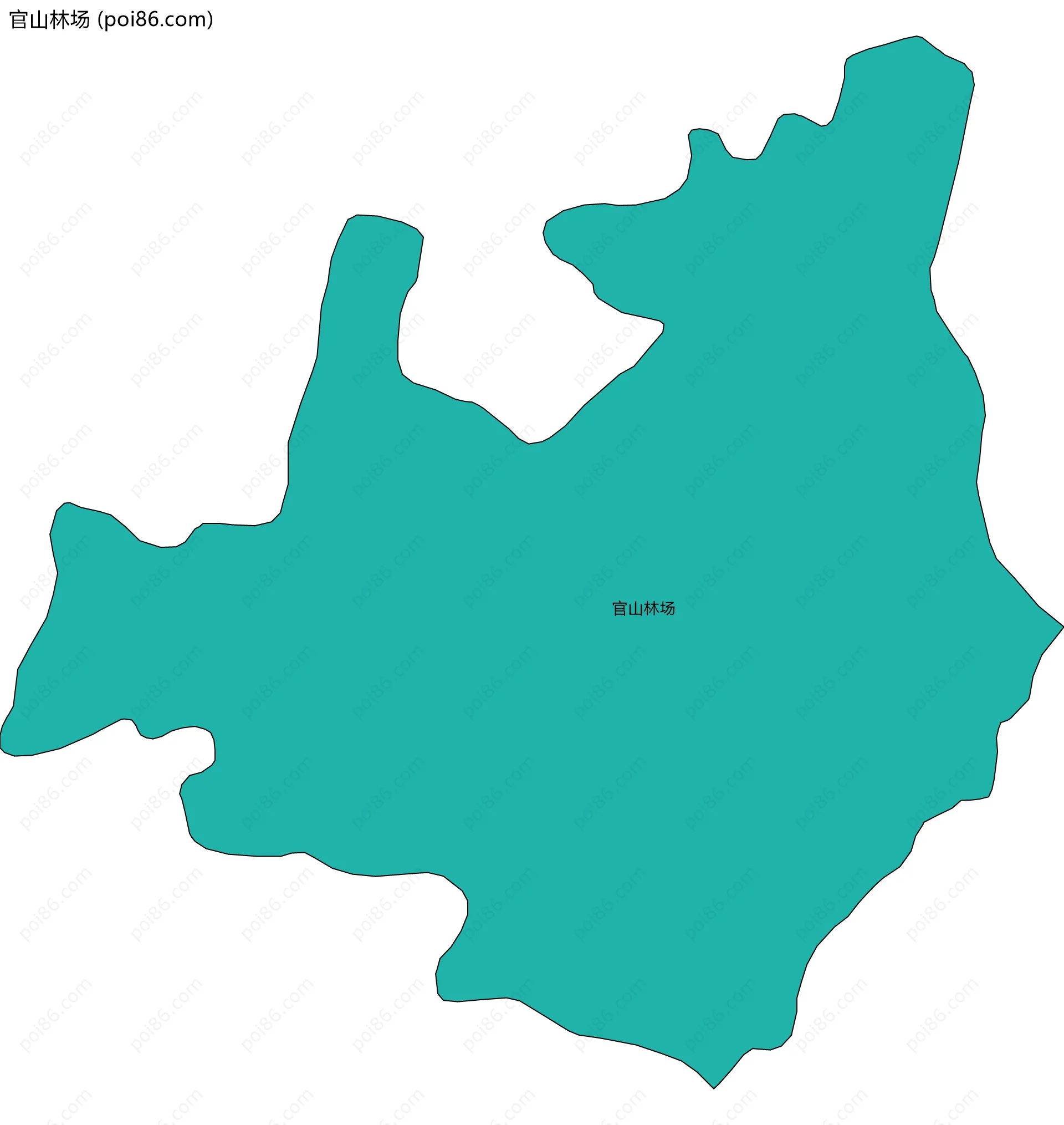 官山林场边界地图