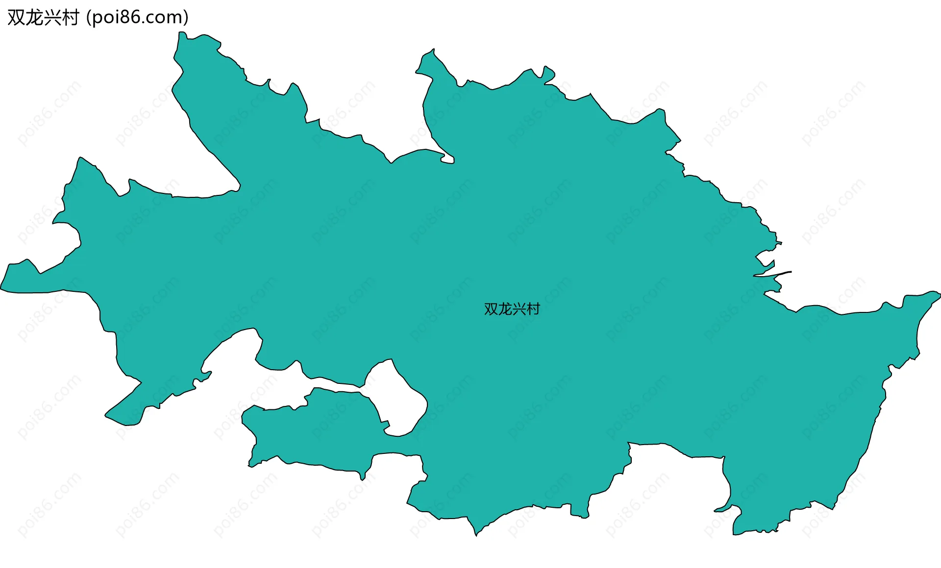 双龙兴村边界地图