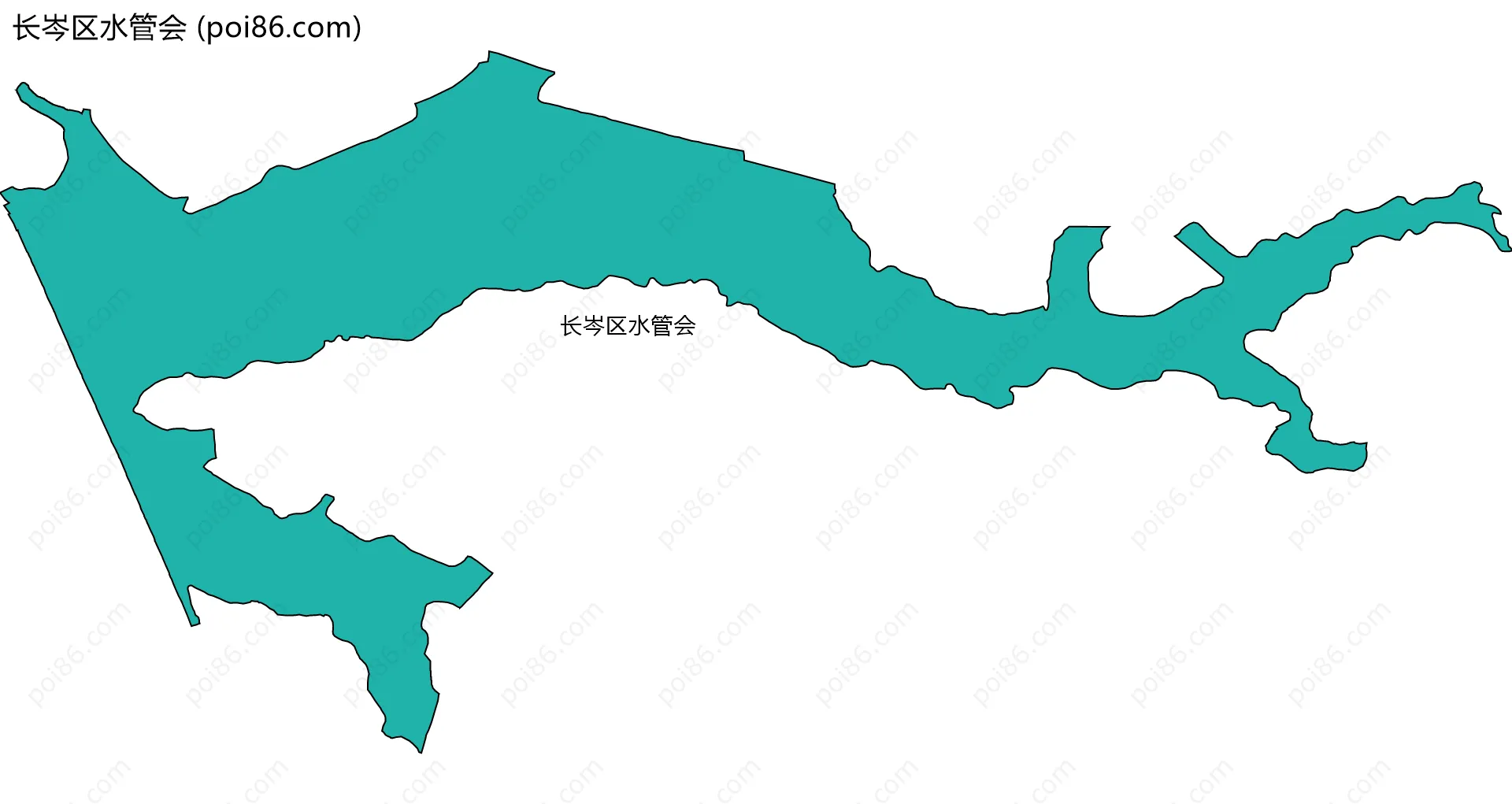 长岑区水管会边界地图