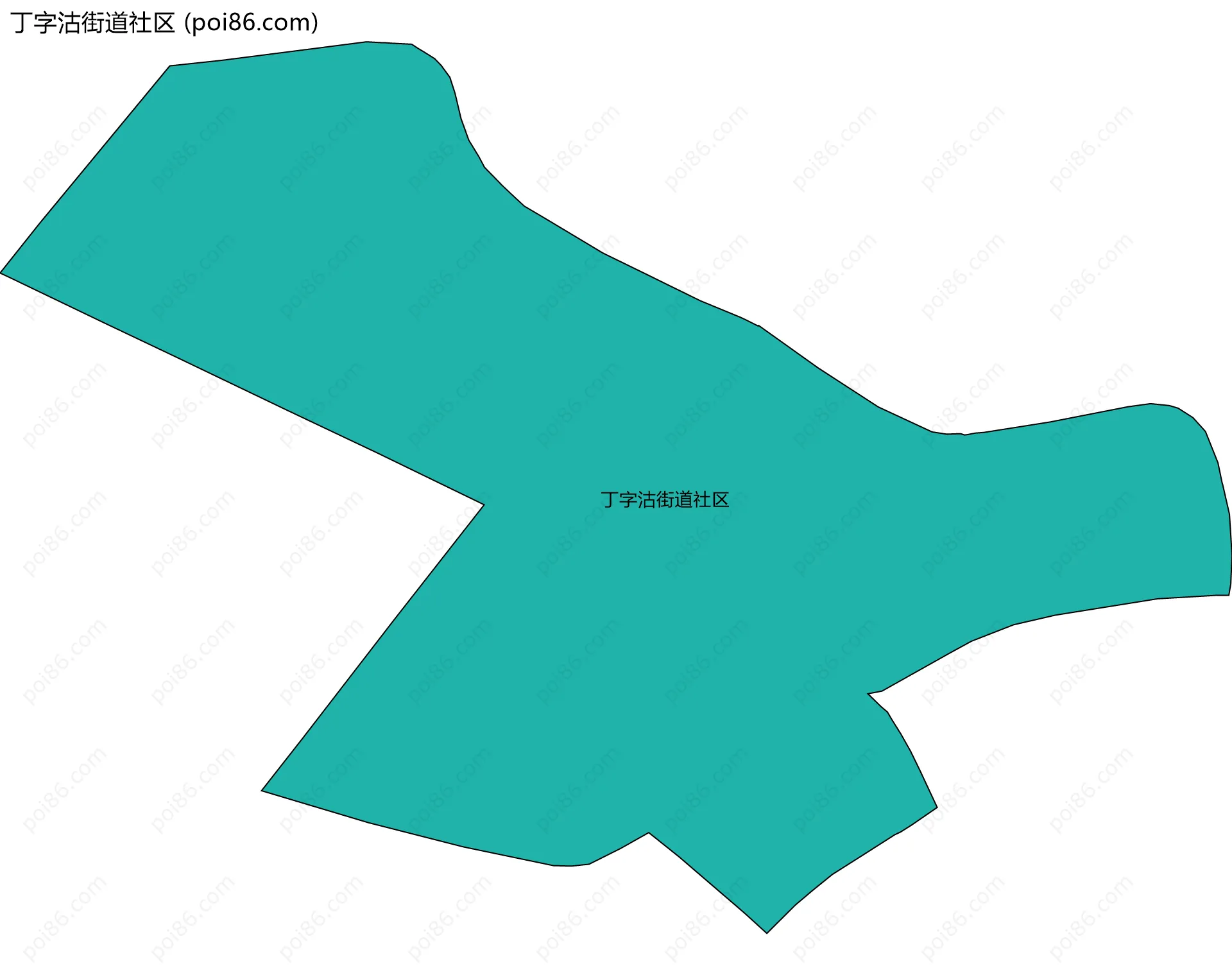 丁字沽街道社区边界地图