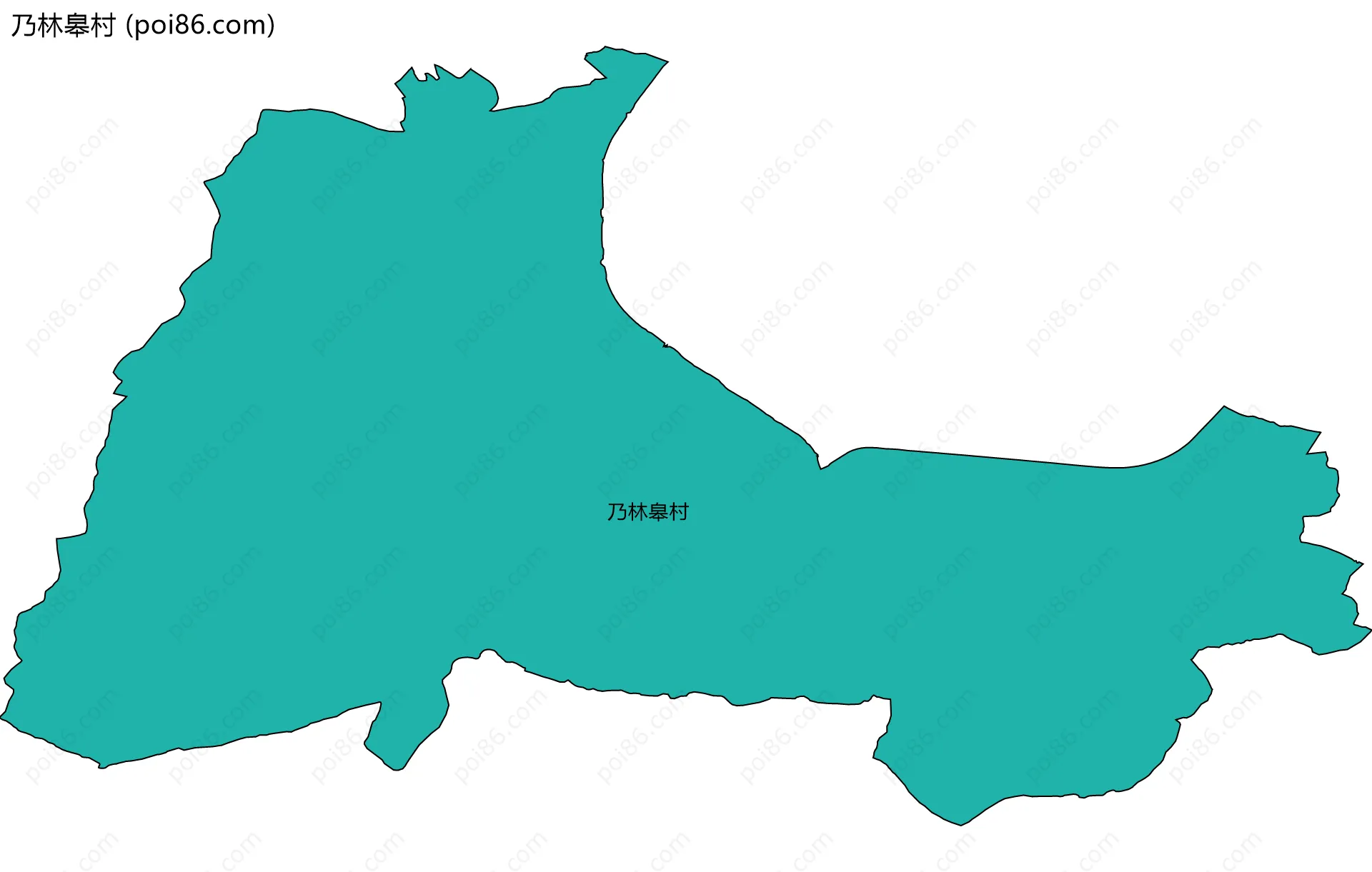 乃林皋村边界地图