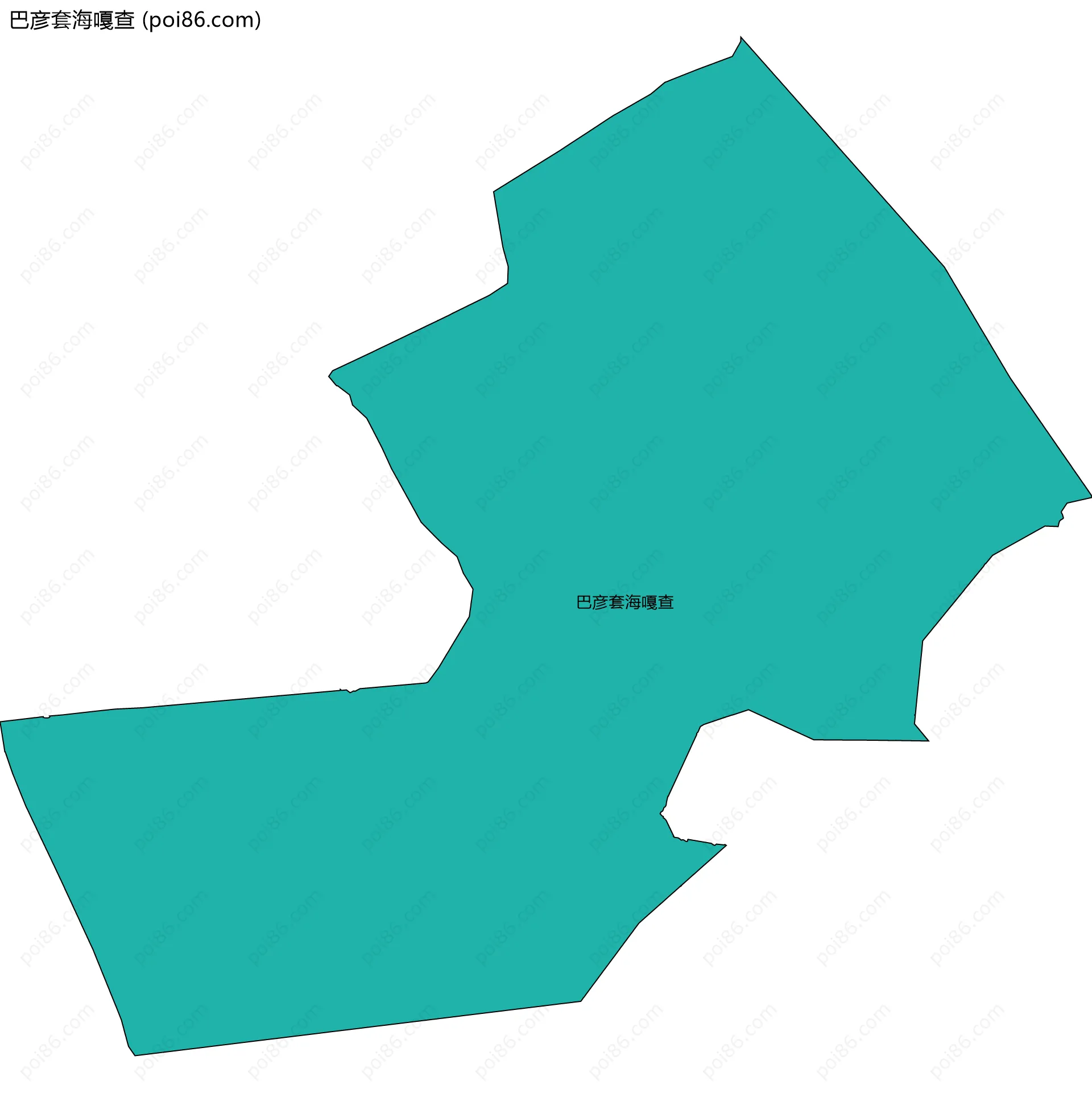 巴彦套海嘎查边界地图