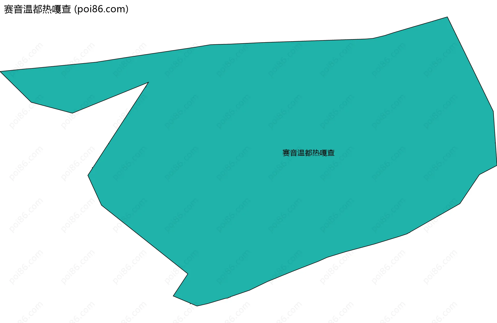 赛音温都热嘎查边界地图