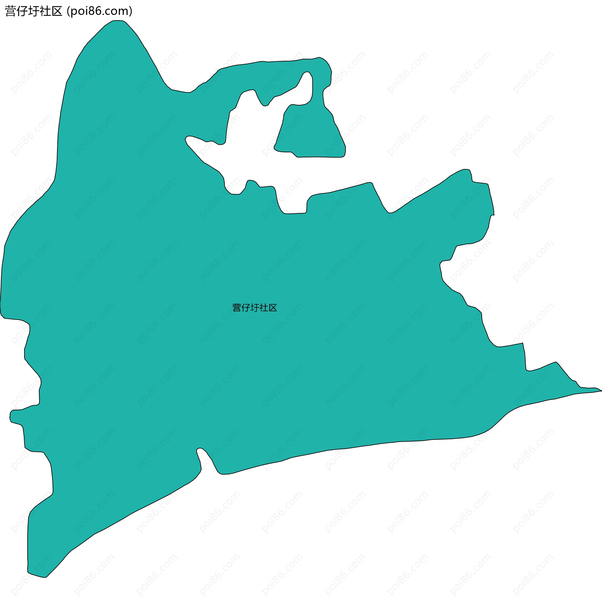 营仔圩社区边界地图