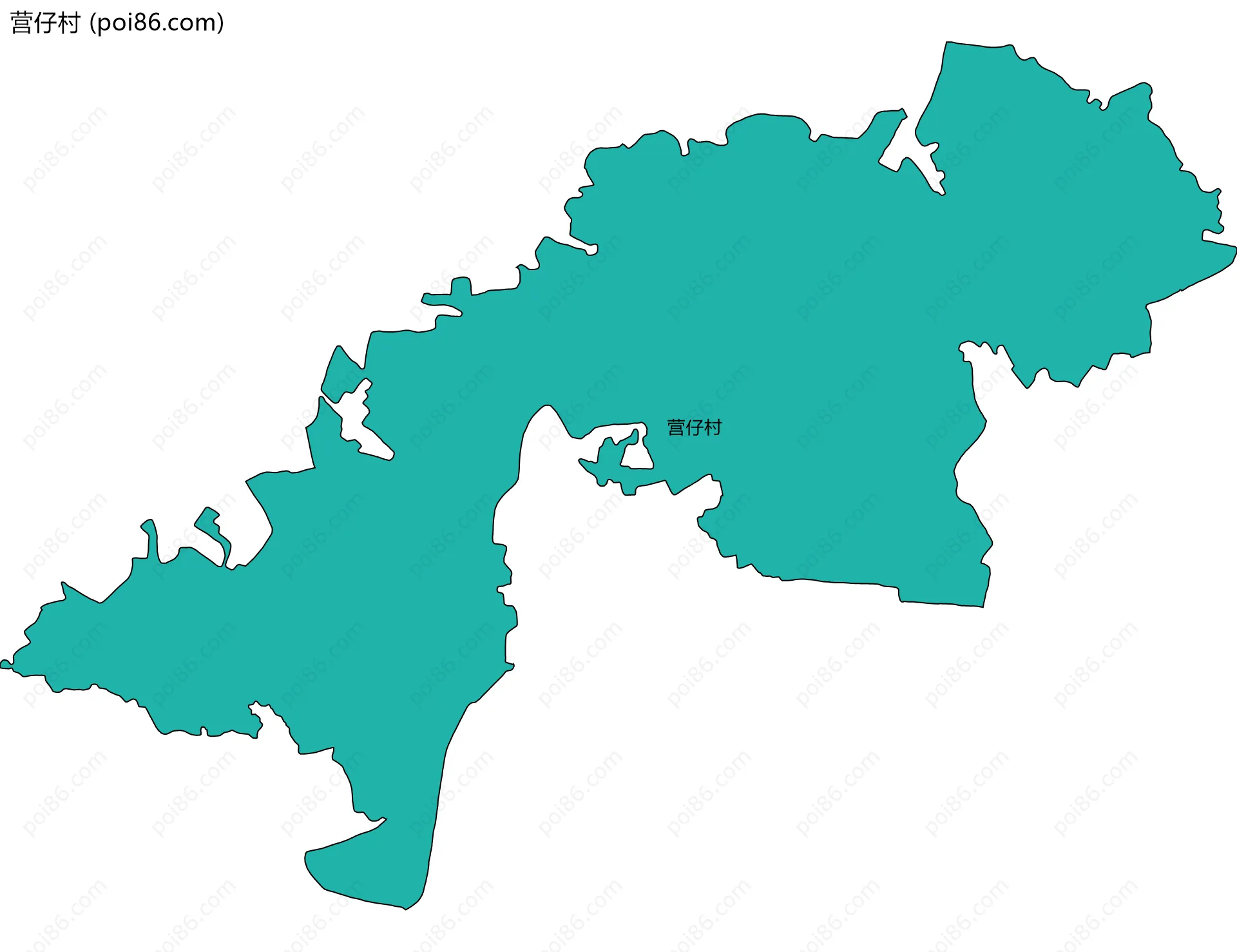 营仔村边界地图