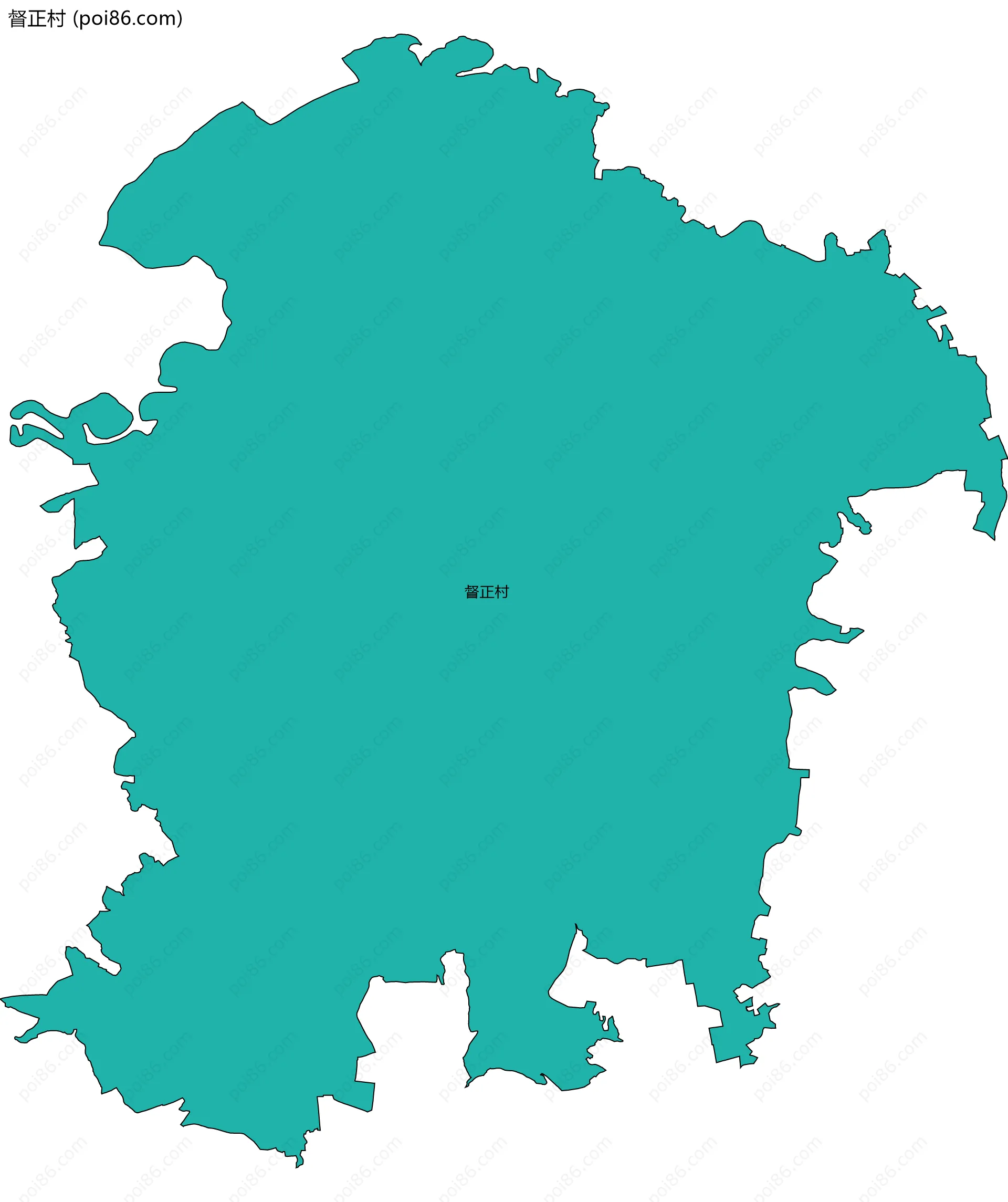 督正村边界地图