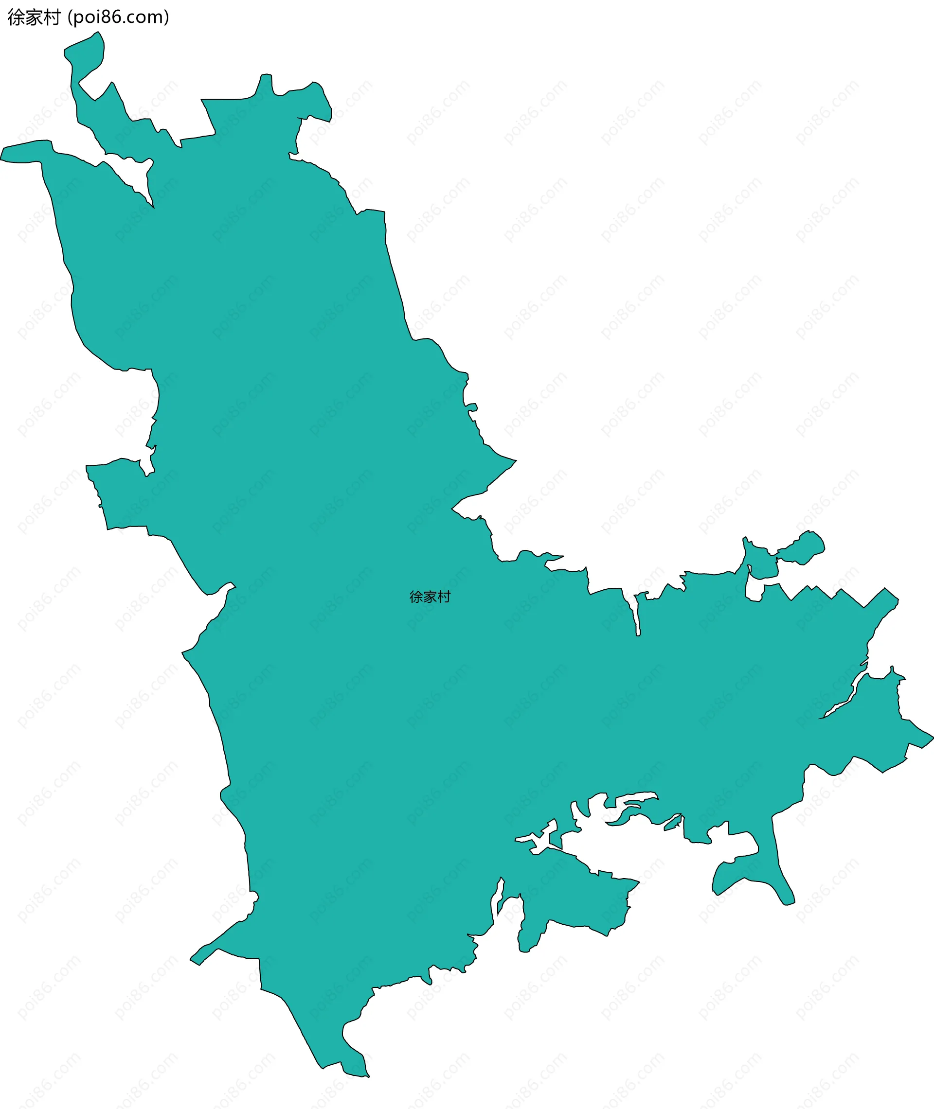 徐家村边界地图