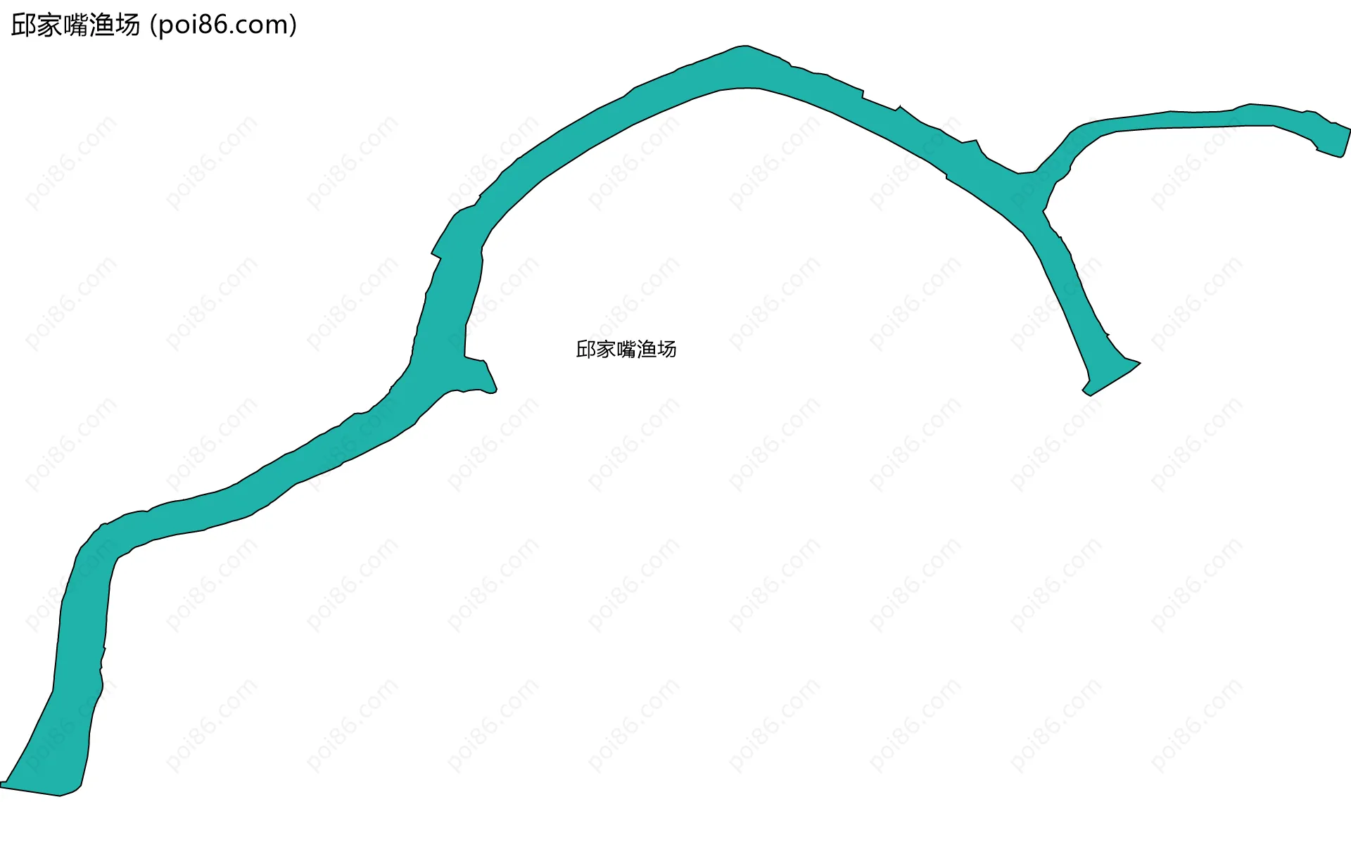 邱家嘴渔场边界地图