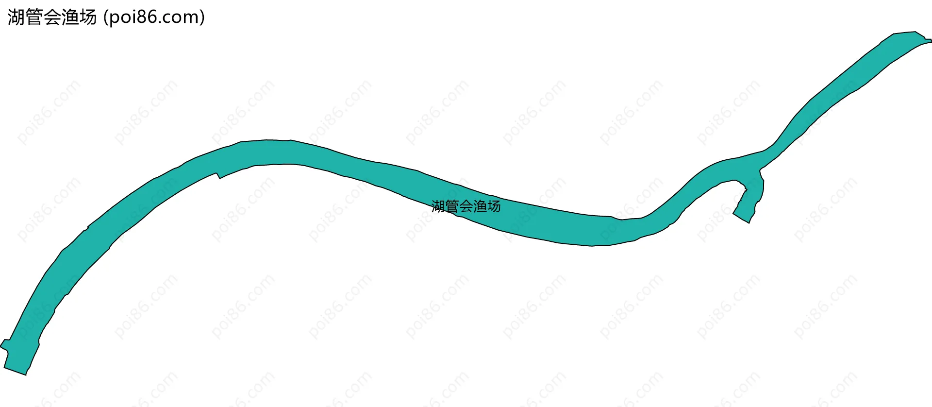 湖管会渔场边界地图