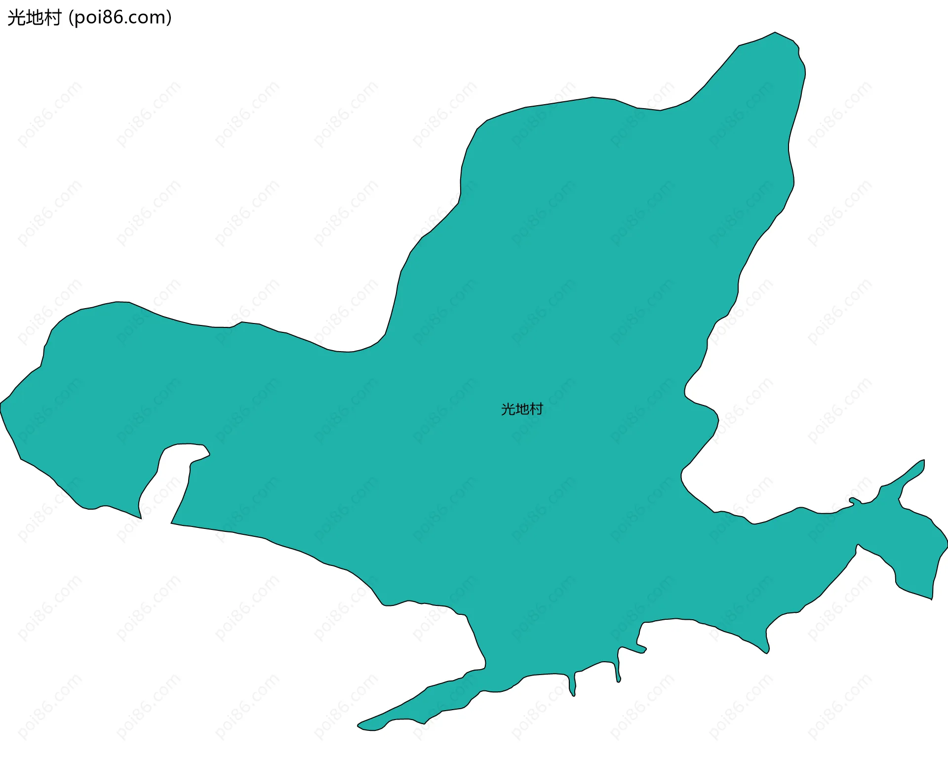 光地村边界地图