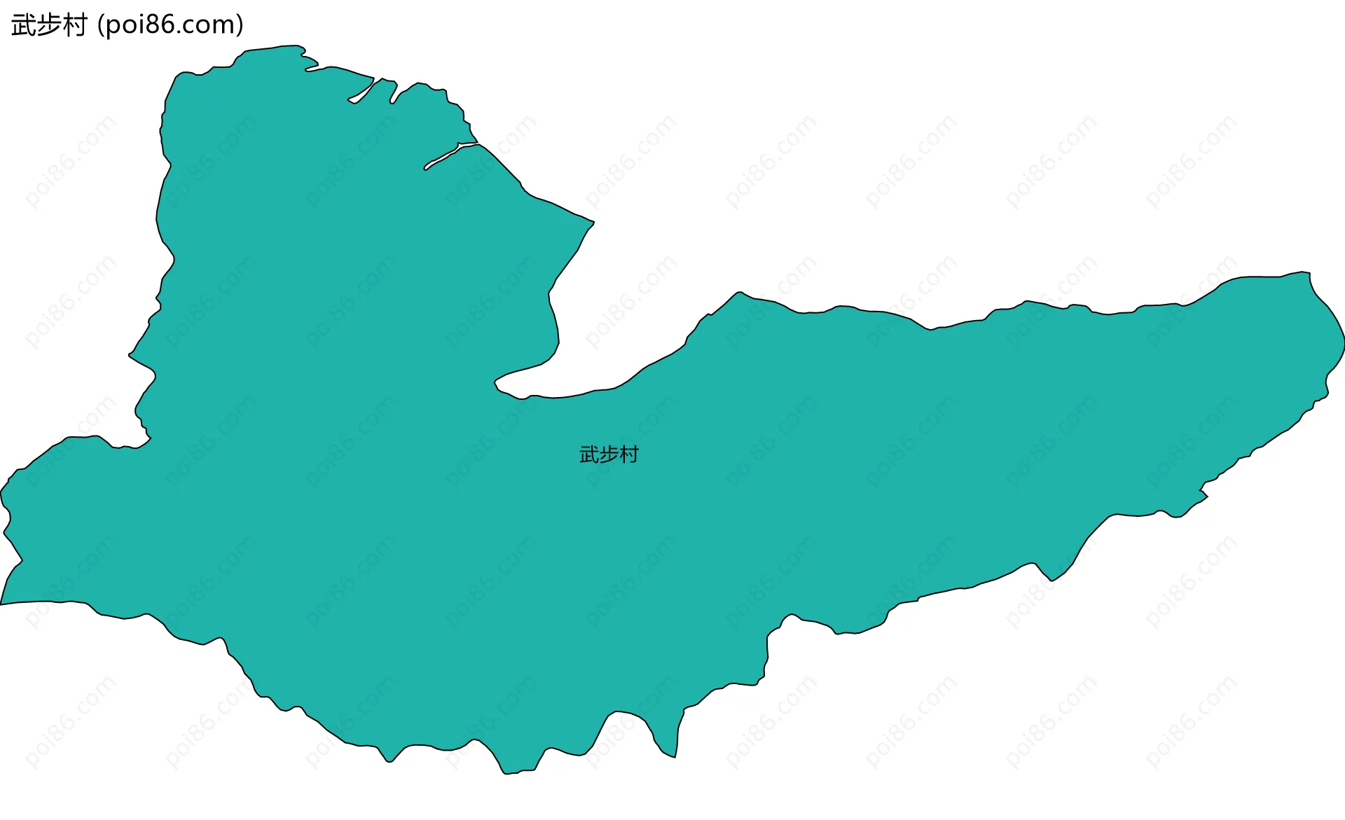 武步村边界地图