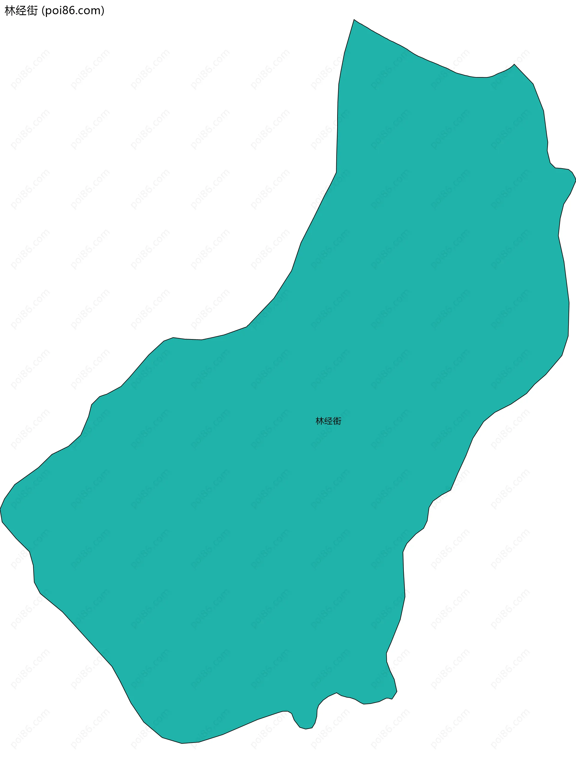 林经街边界地图