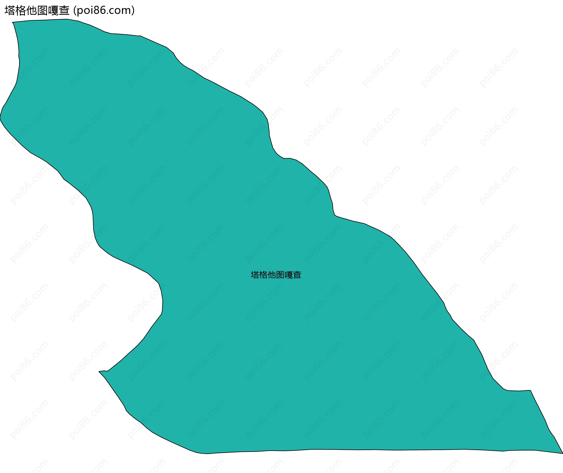 塔格他图嘎查边界地图