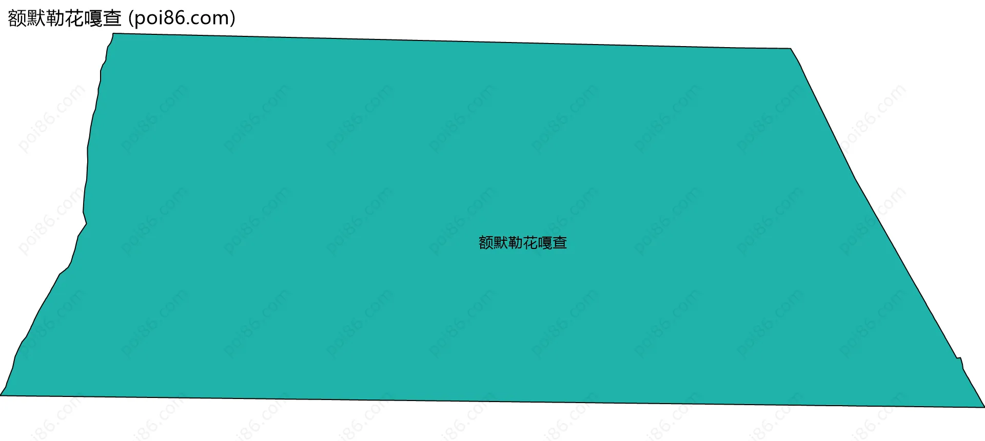 额默勒花嘎查边界地图