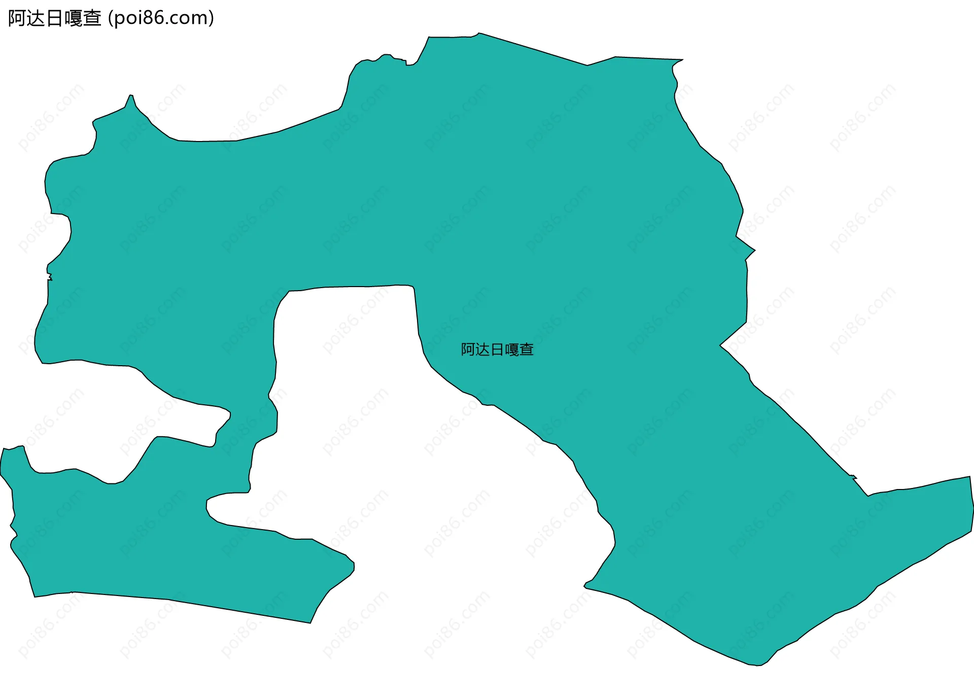 阿达日嘎查边界地图