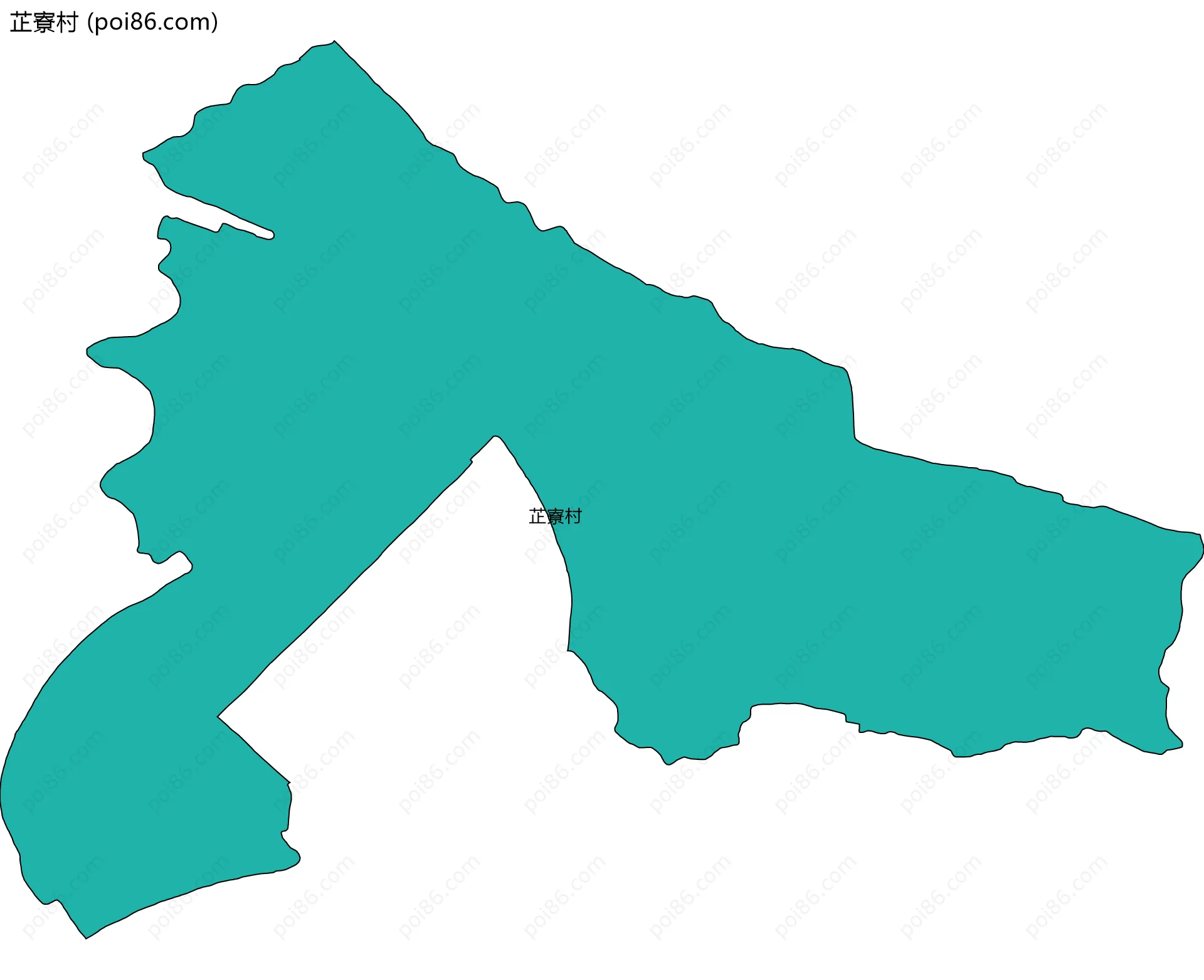 芷寮村边界地图