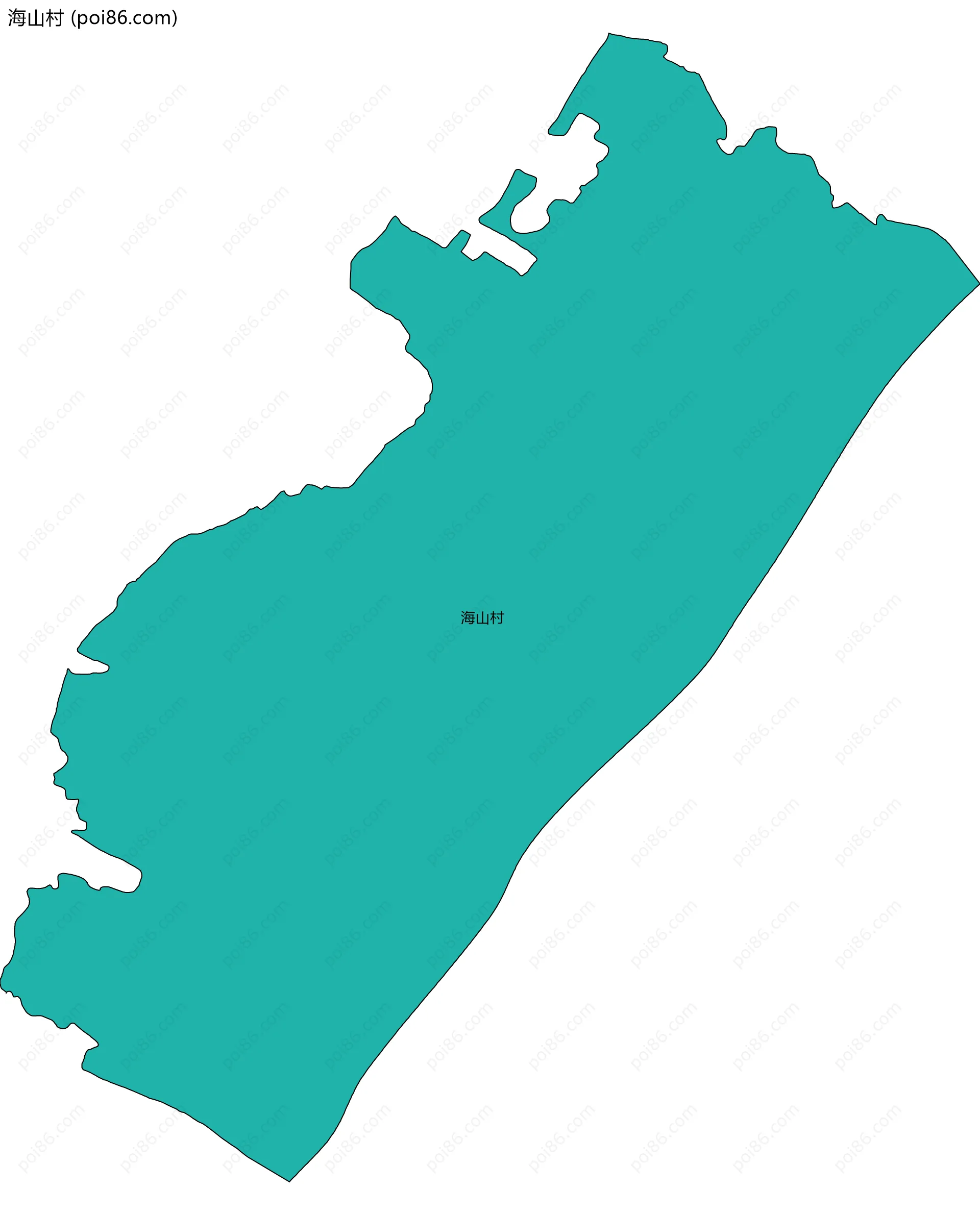 海山村边界地图