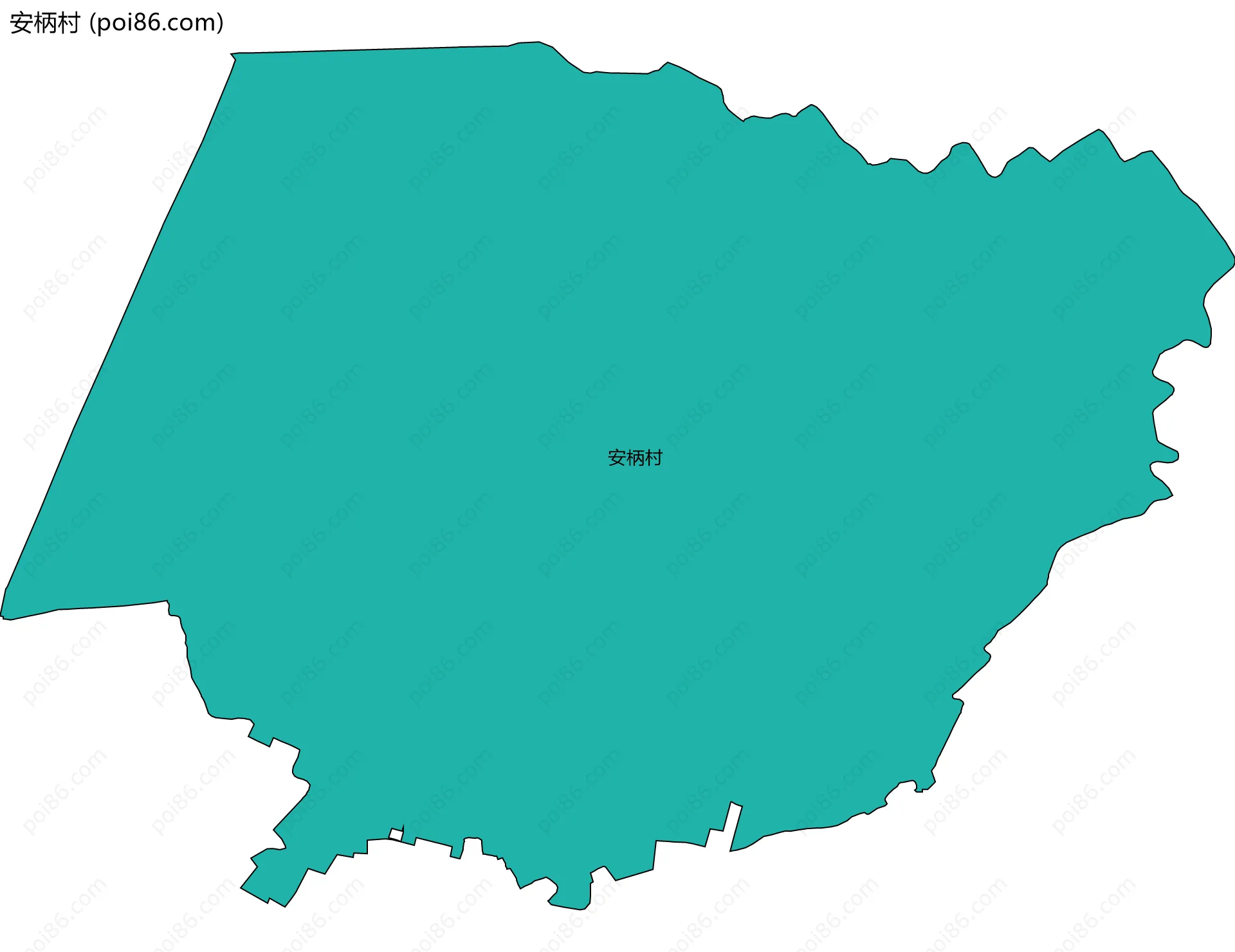 安柄村边界地图