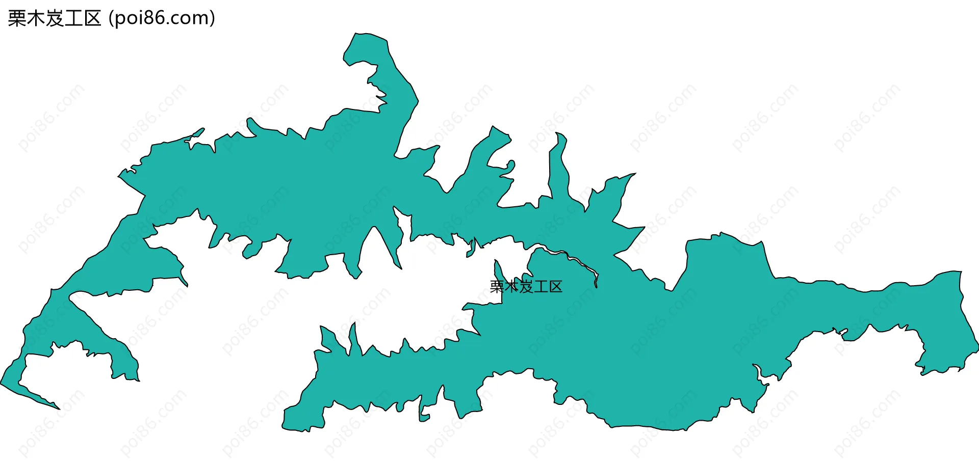 栗木岌工区边界地图