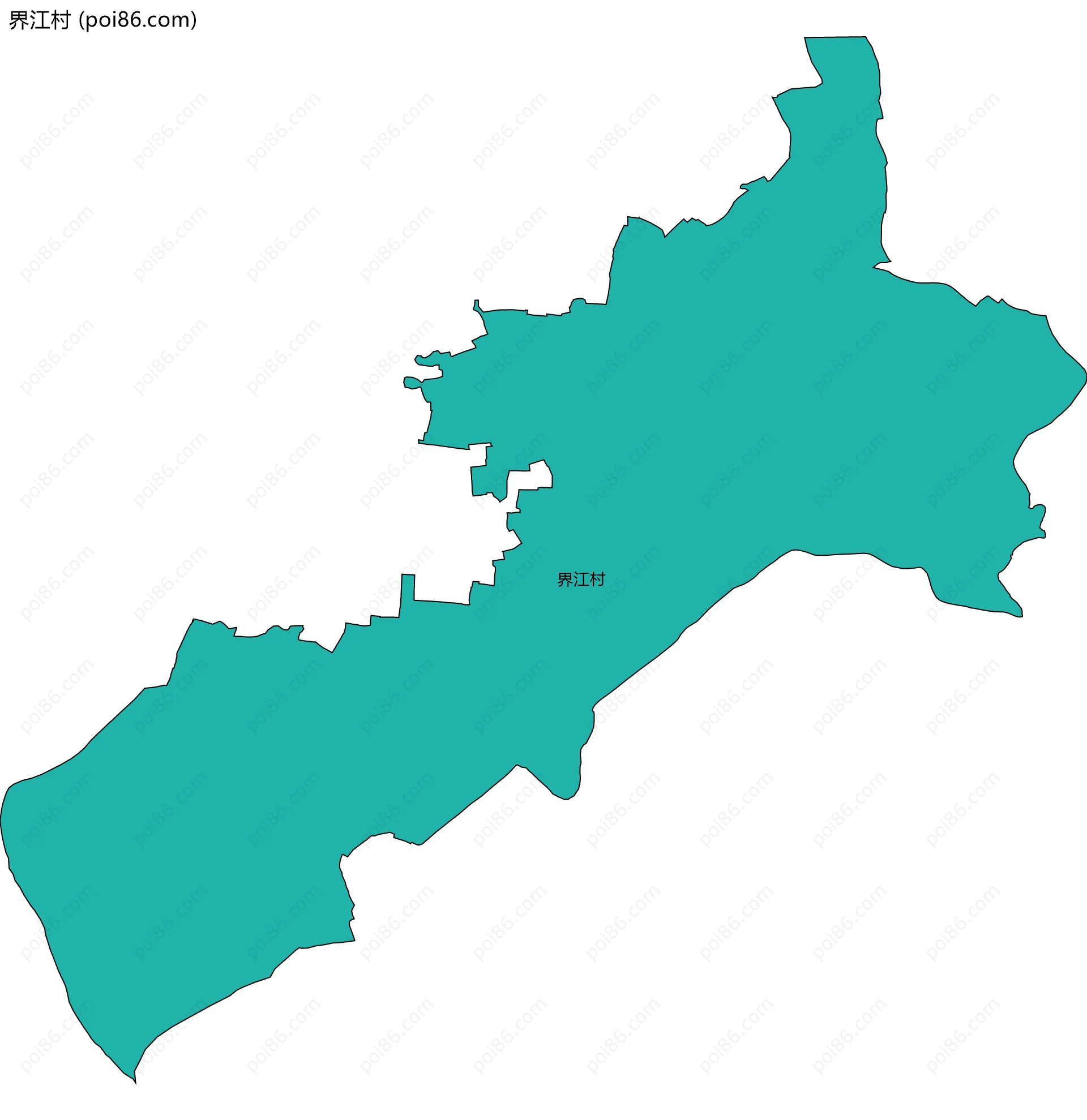 界江村边界地图