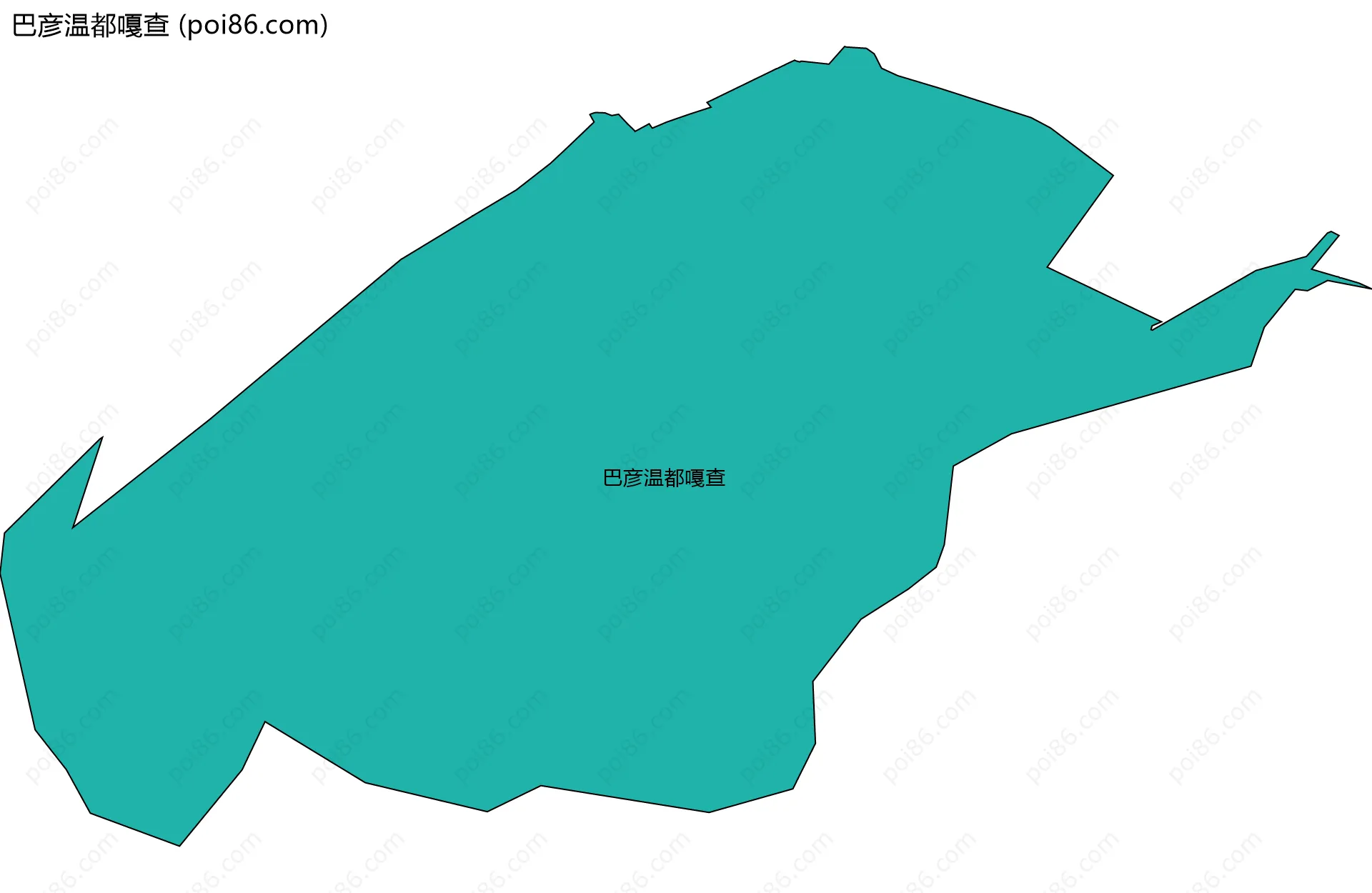 巴彦温都嘎查边界地图