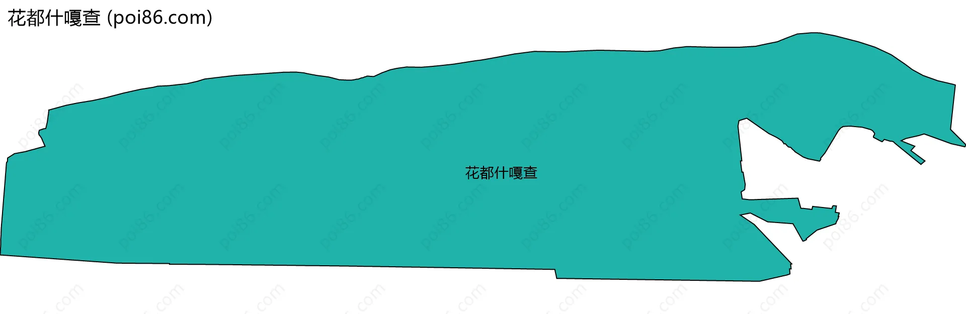 花都什嘎查边界地图