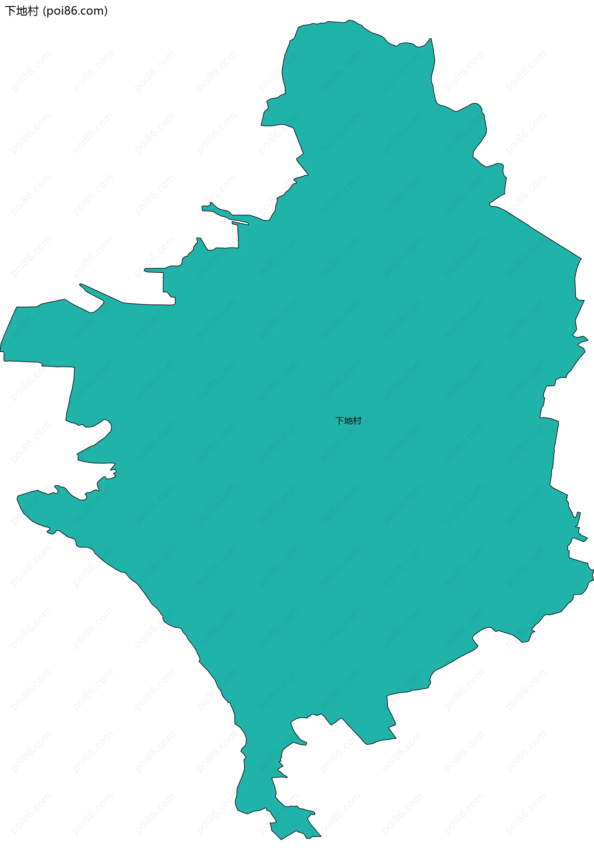 下地村边界地图