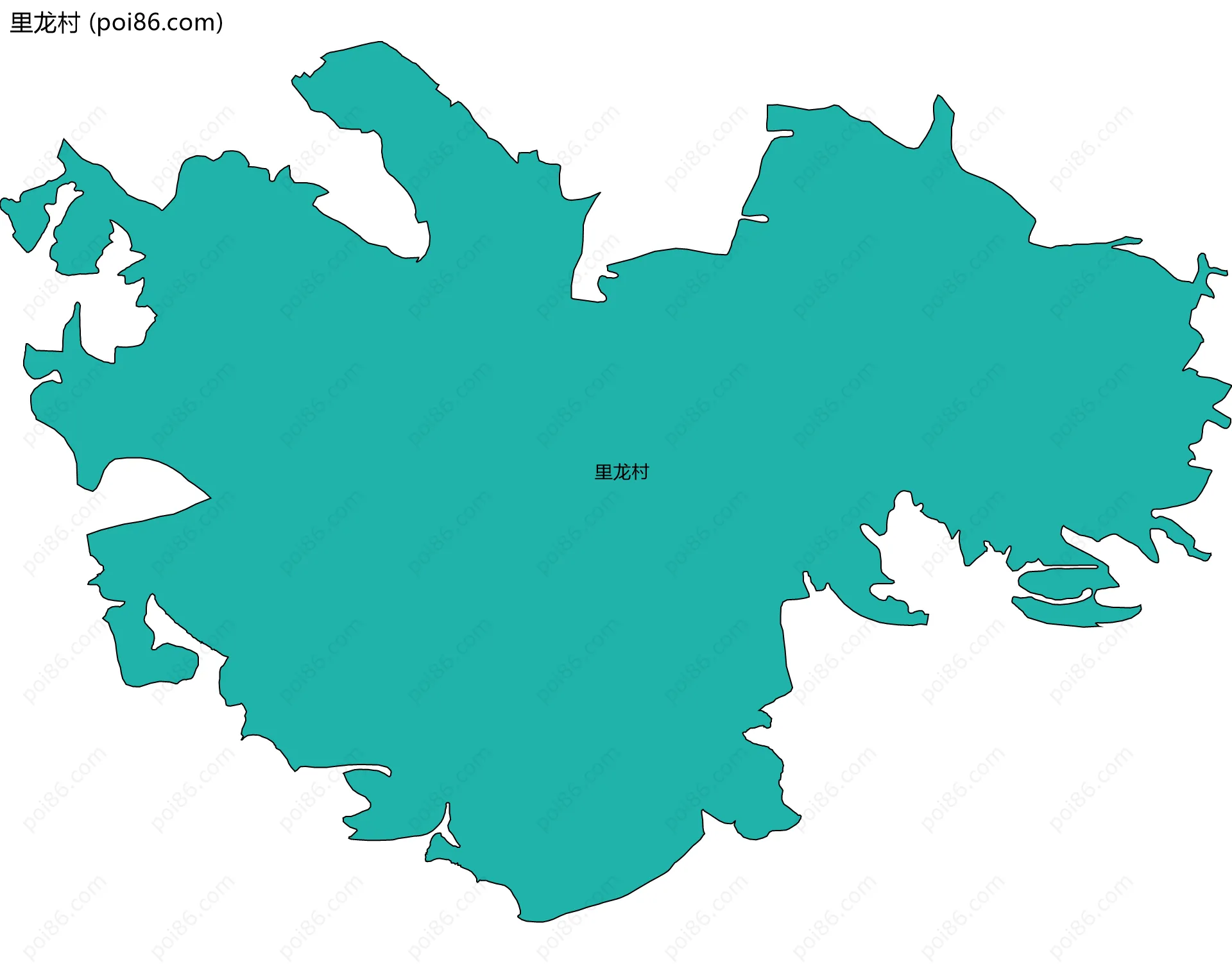 里龙村边界地图