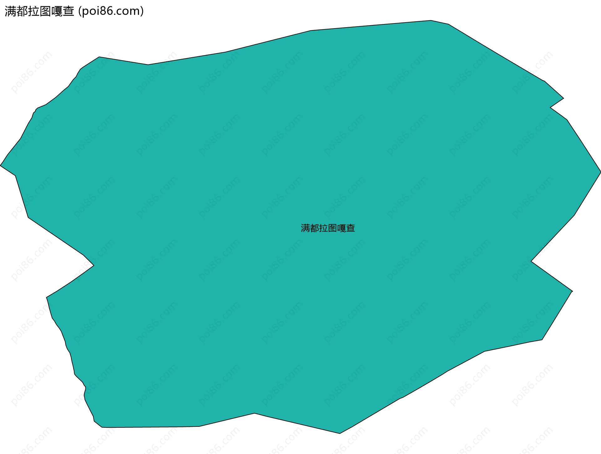 满都拉图嘎查边界地图