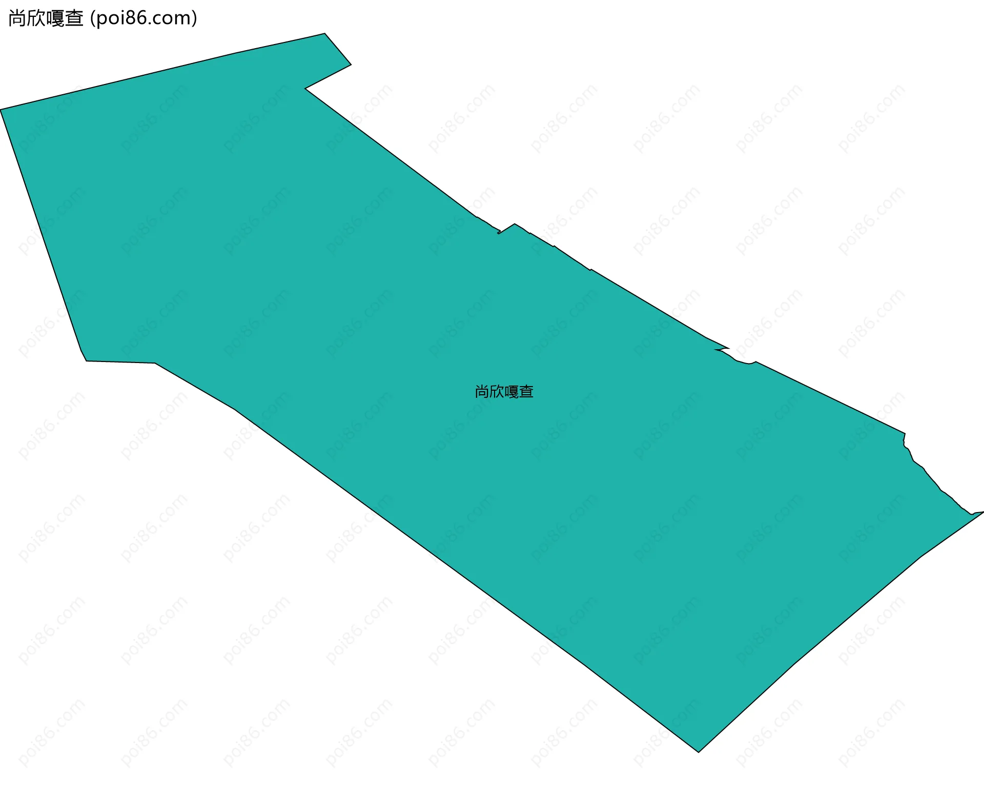 尚欣嘎查边界地图