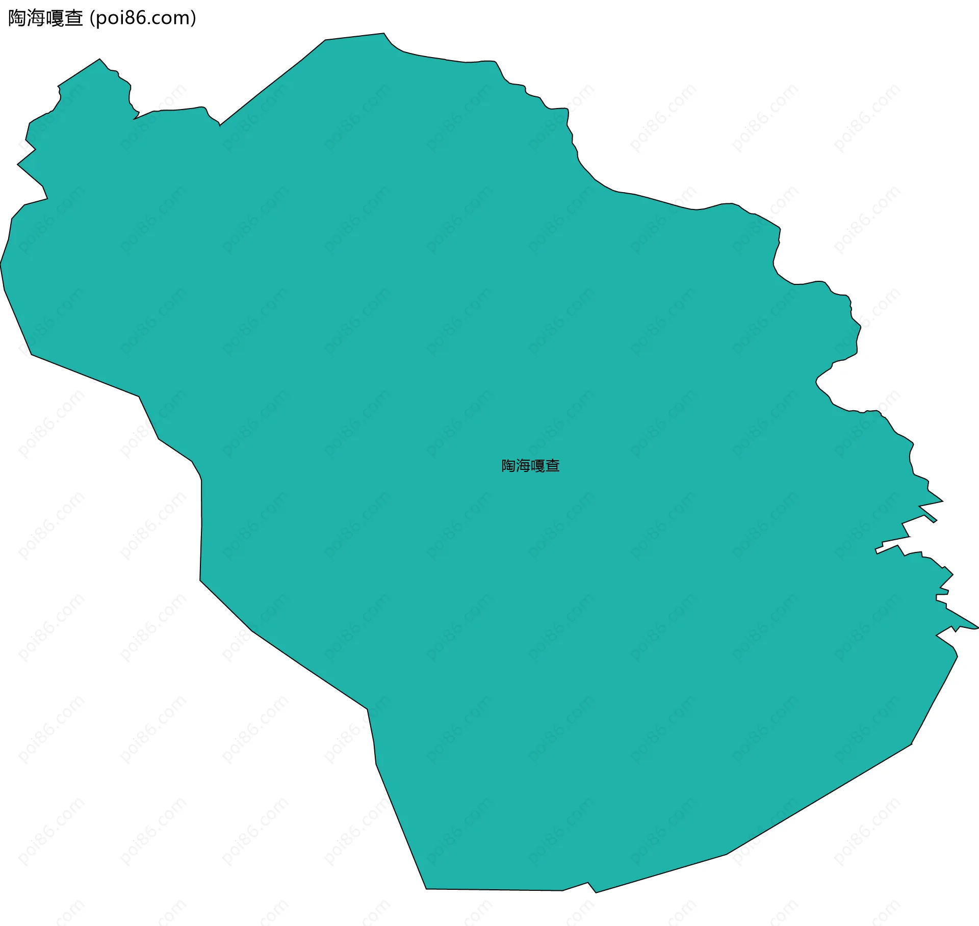 陶海嘎查边界地图